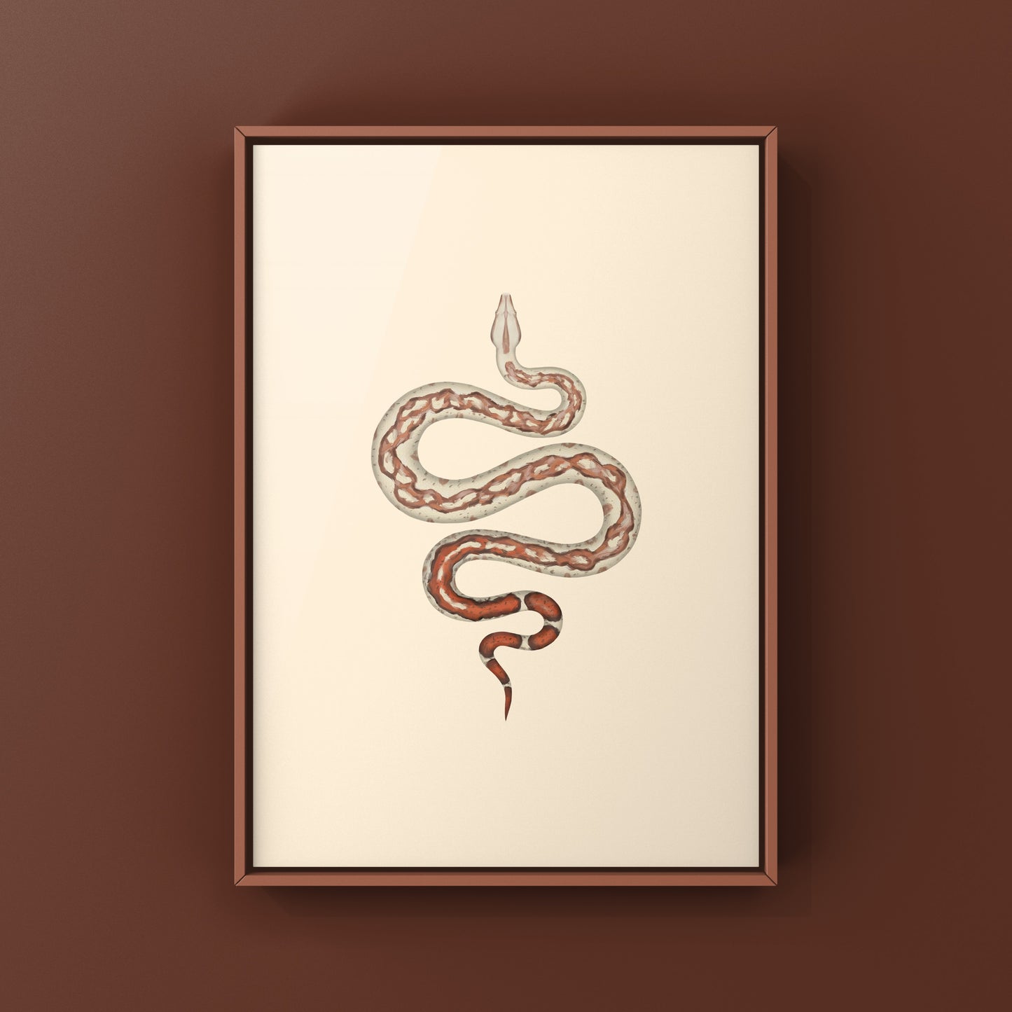 VPI Jungle Central American Boa Art Print (Boa imperator)