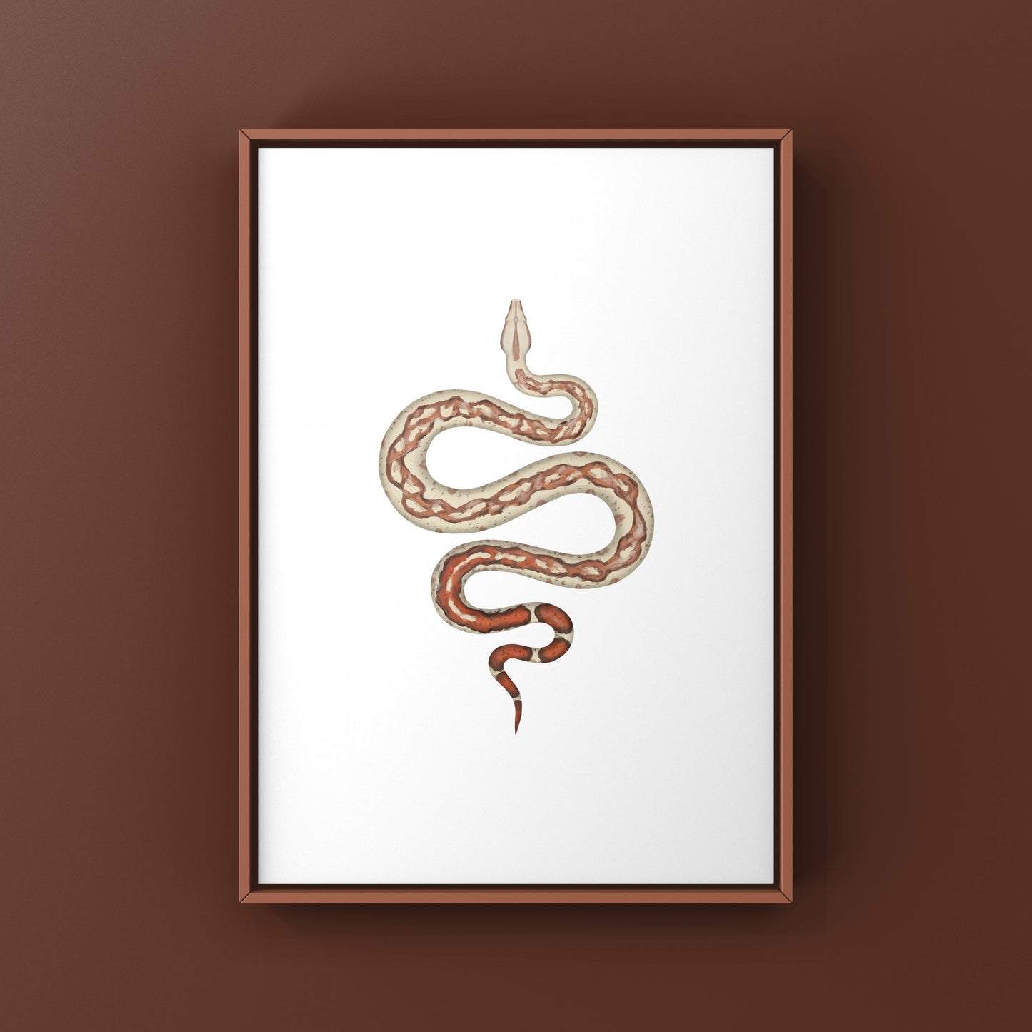 VPI Jungle Central American Boa Art Print (Boa imperator)