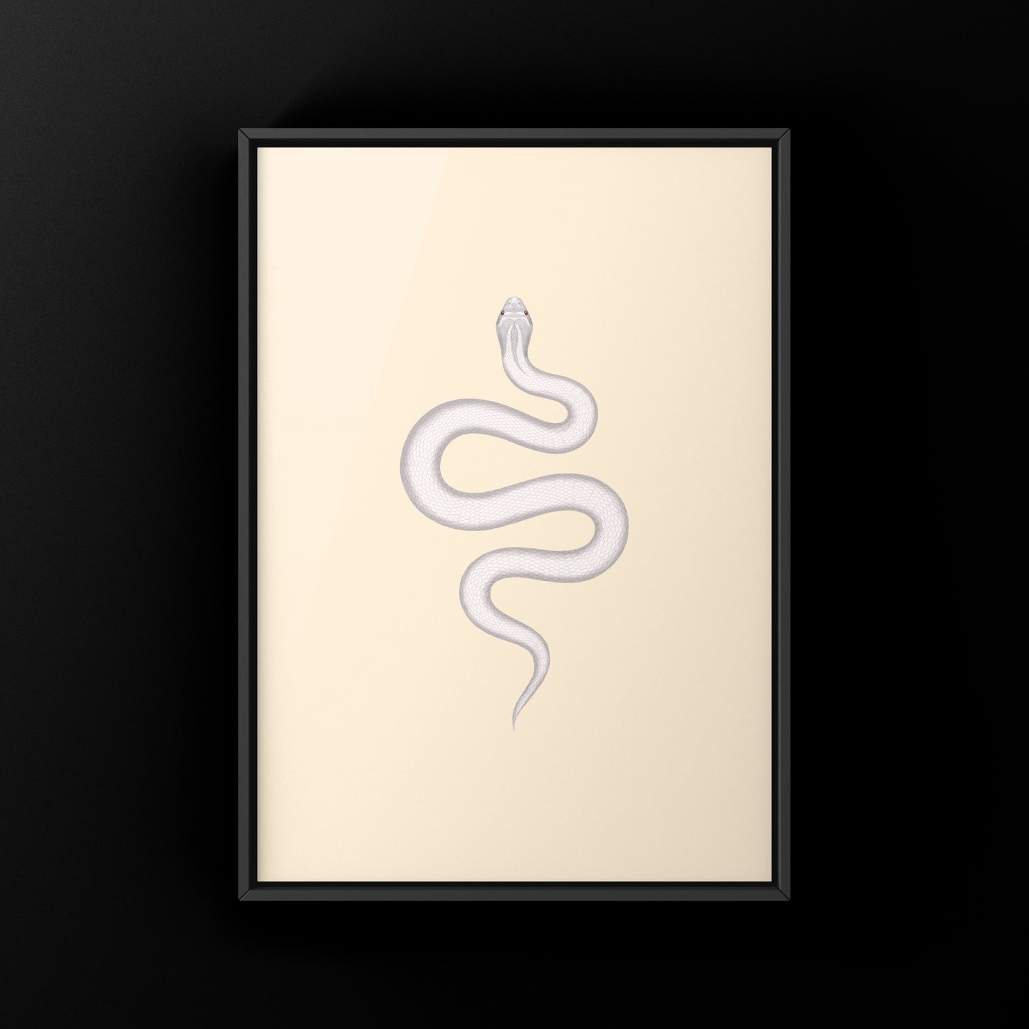 Super Yeti Western Hognose Snake Art Print (Heterodon nasicus)