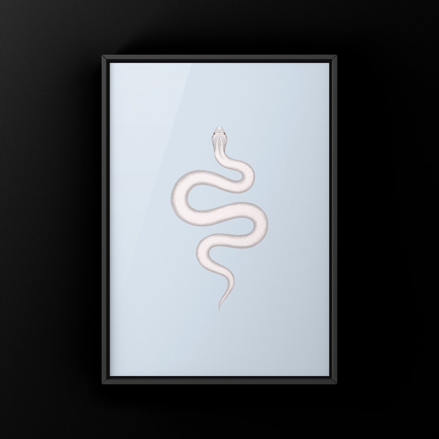 Super Yeti Western Hognose Snake Art Print (Heterodon nasicus)