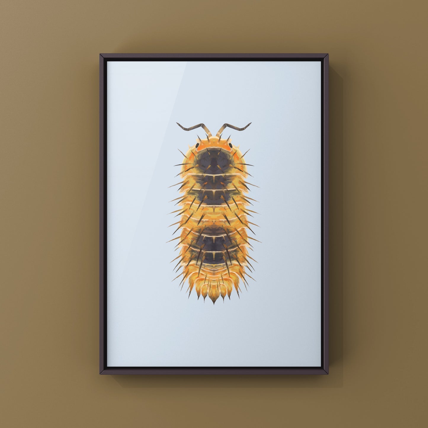 Durian Spiky Isopod Art Print (Laureola sp. Durian Spiky)