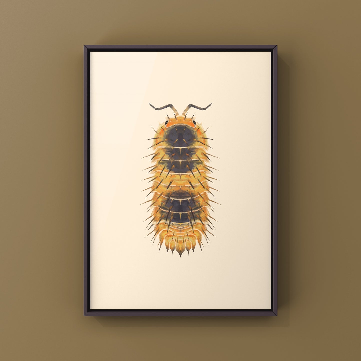 Durian Spiky Isopod Art Print (Laureola sp. Durian Spiky)