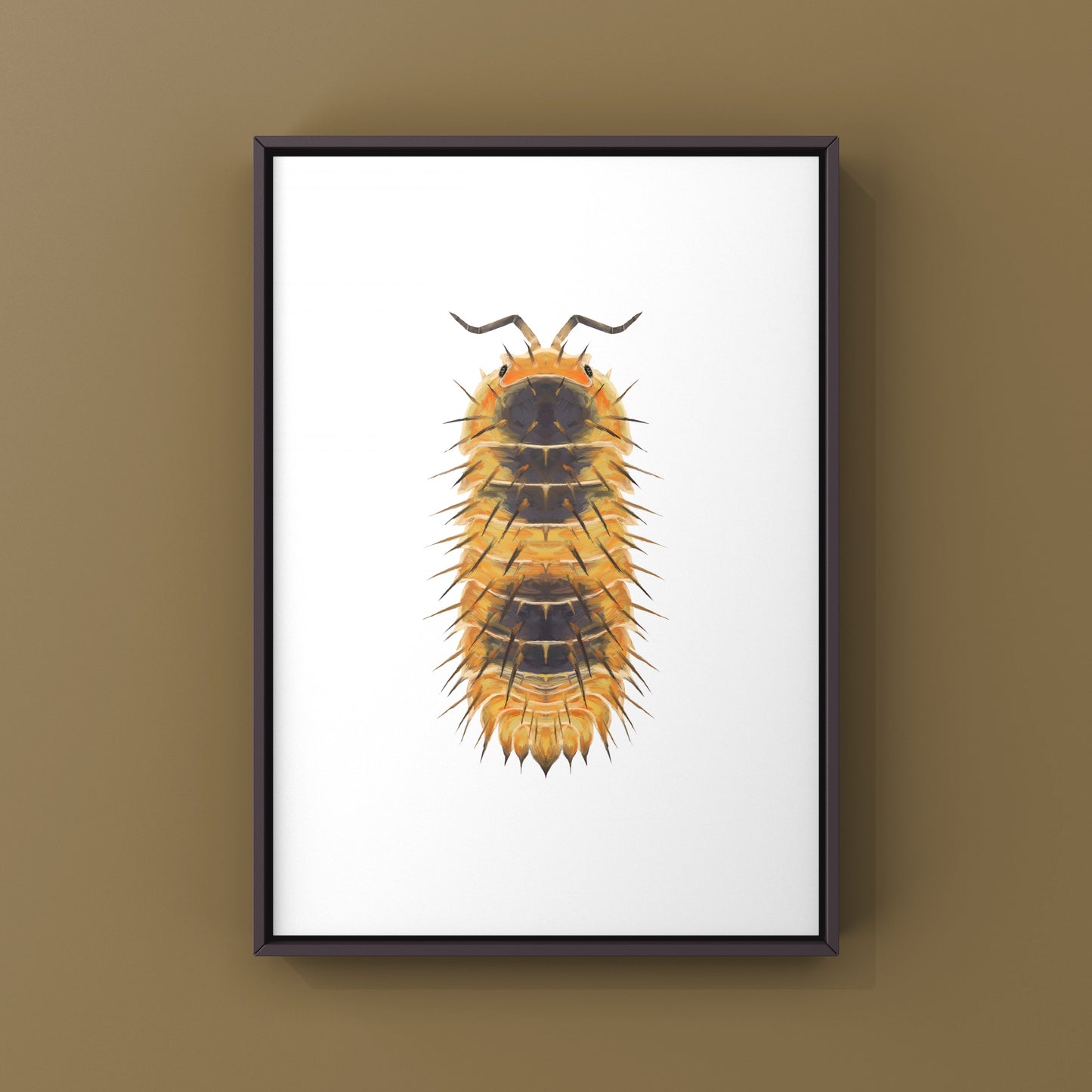 Durian Spiky Isopod Art Print (Laureola sp. Durian Spiky)
