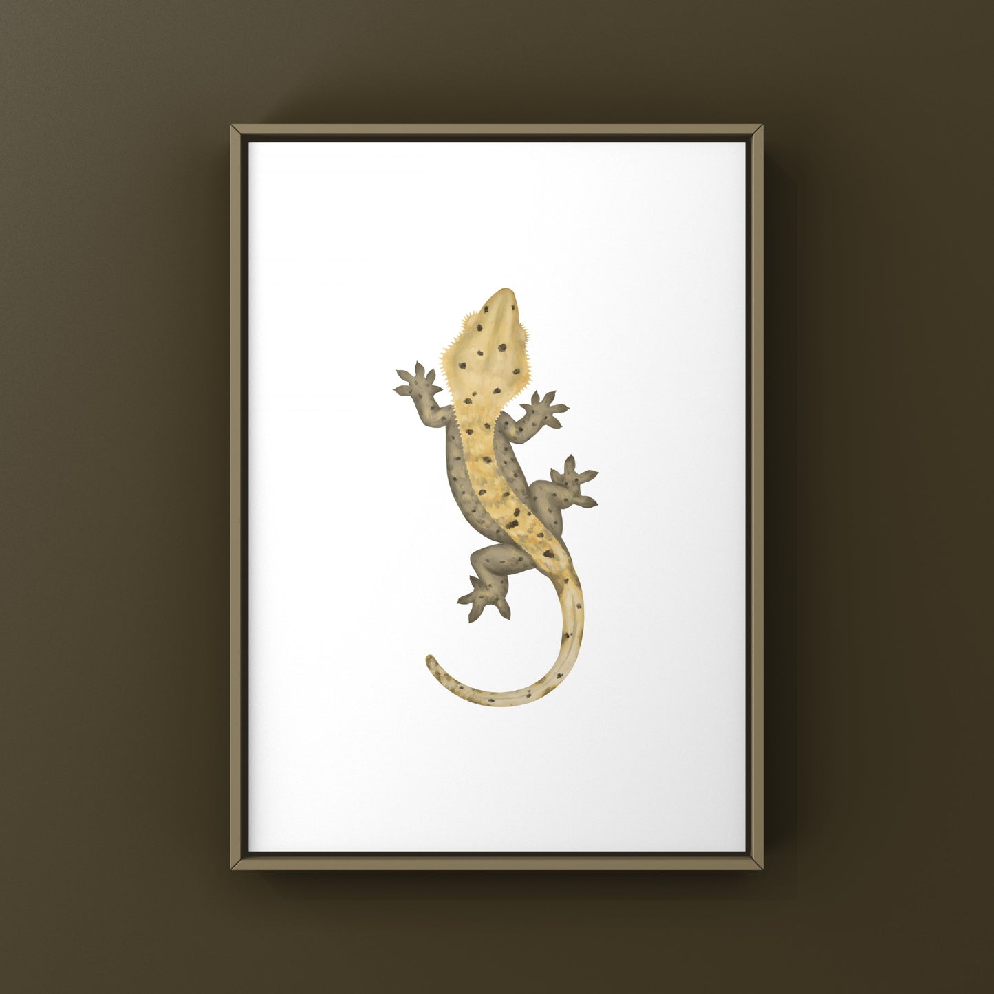 Dalmatian Crested Gecko Photographic Art Print from The Silk Ranch