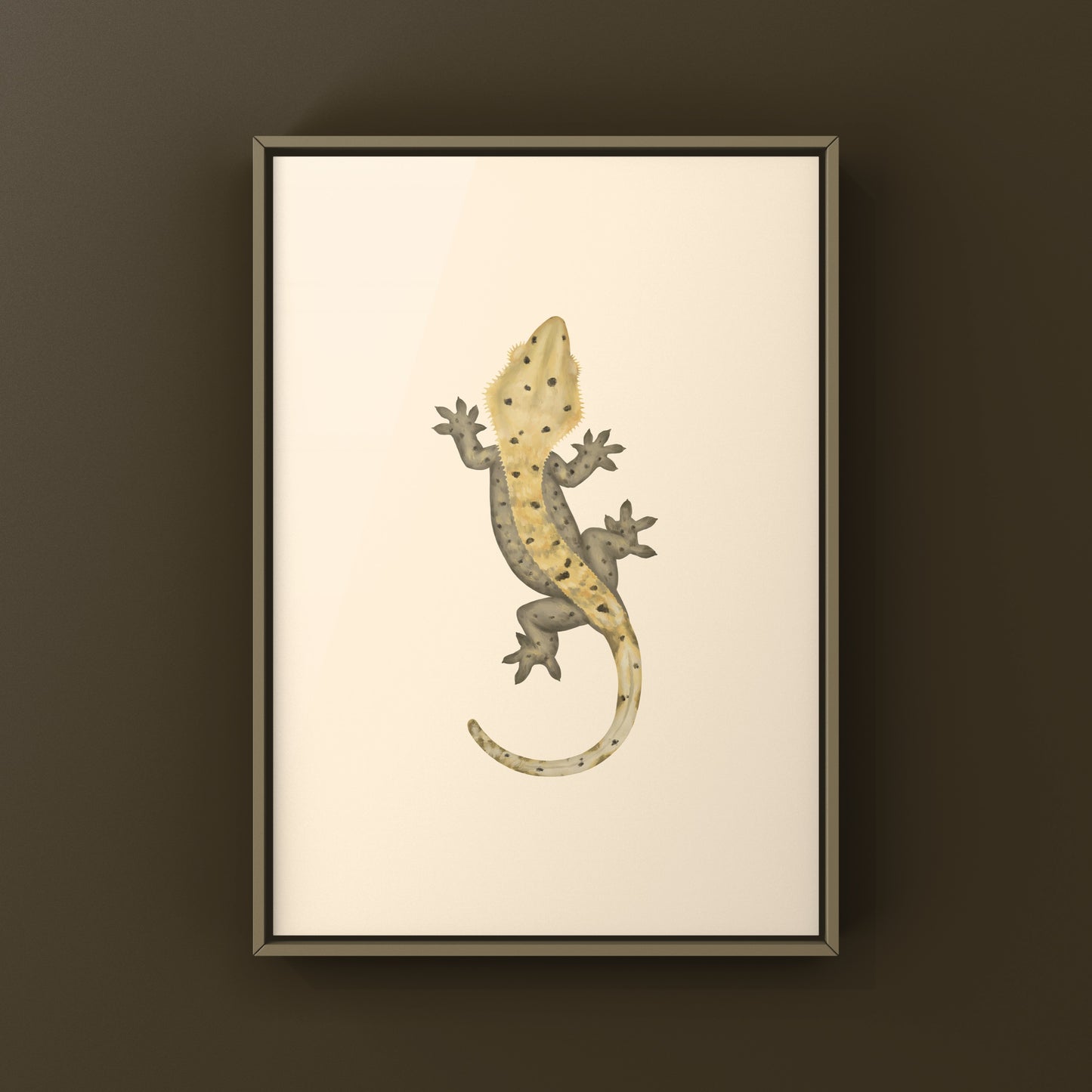 Dalmatian Crested Gecko Photographic Art Print from The Silk Ranch