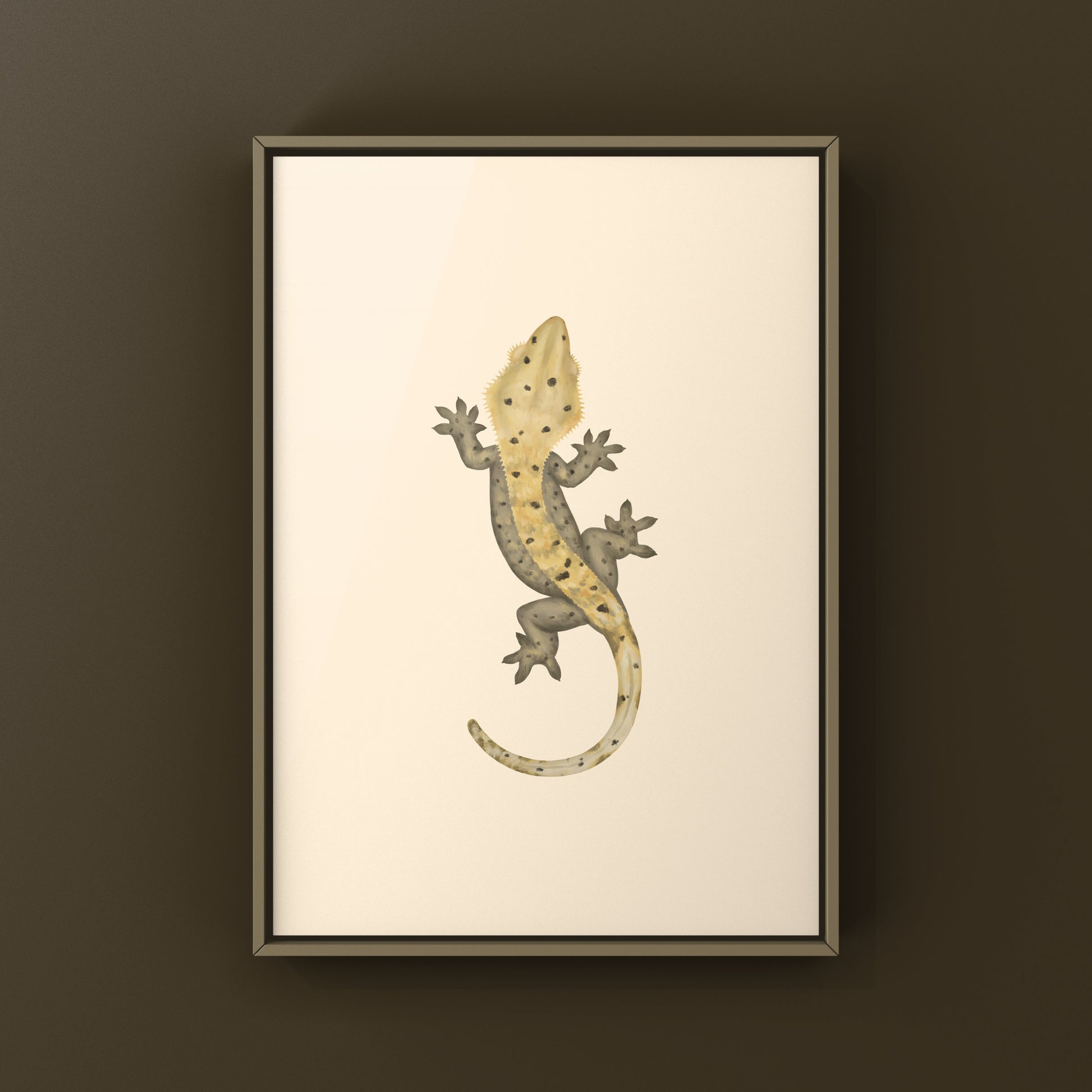 Dalmatian Crested Gecko Photographic Art Print from The Silk Ranch