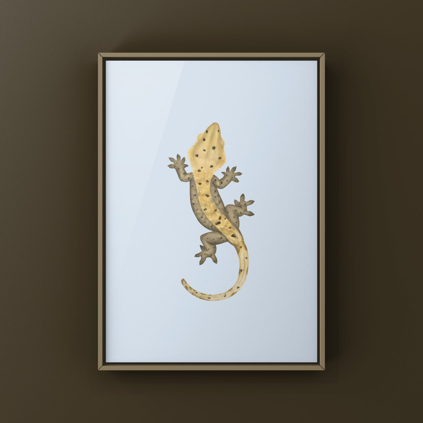 Dalmatian Crested Gecko Photographic Art Print from The Silk Ranch