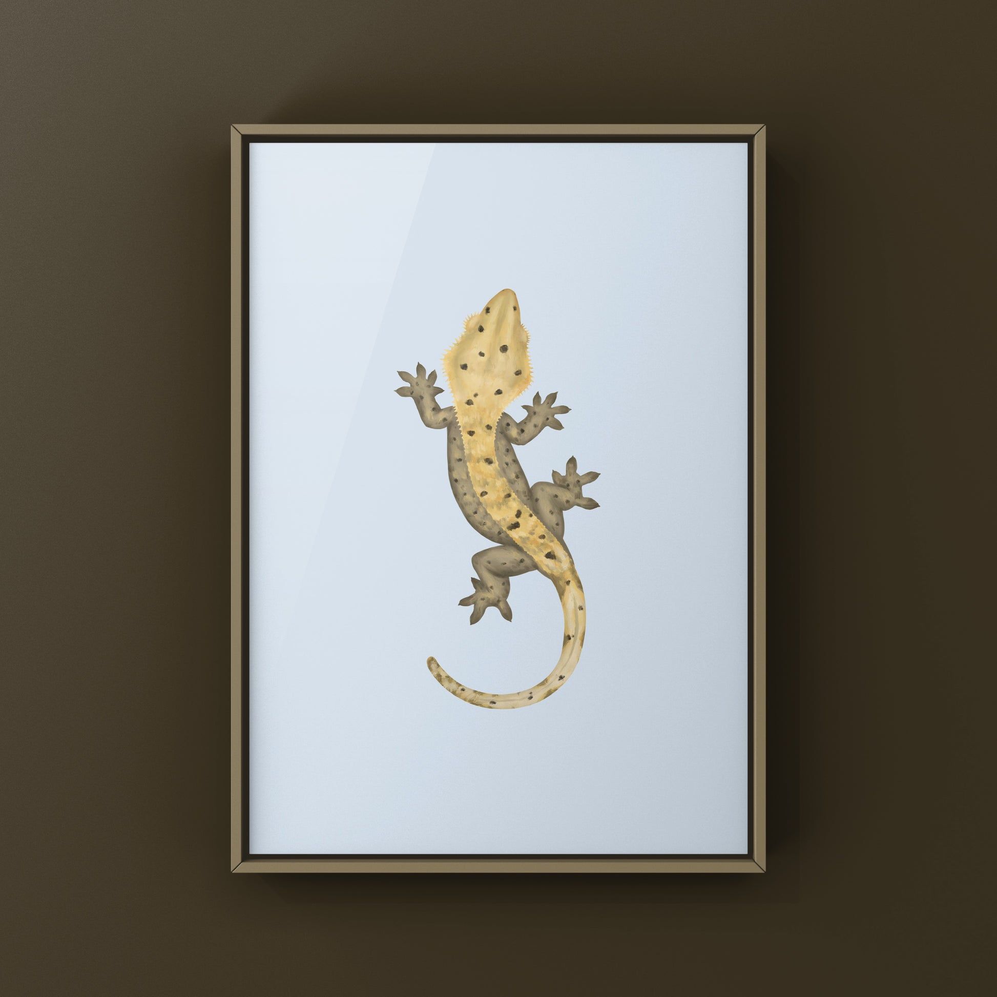 Dalmatian Crested Gecko Photographic Art Print from The Silk Ranch
