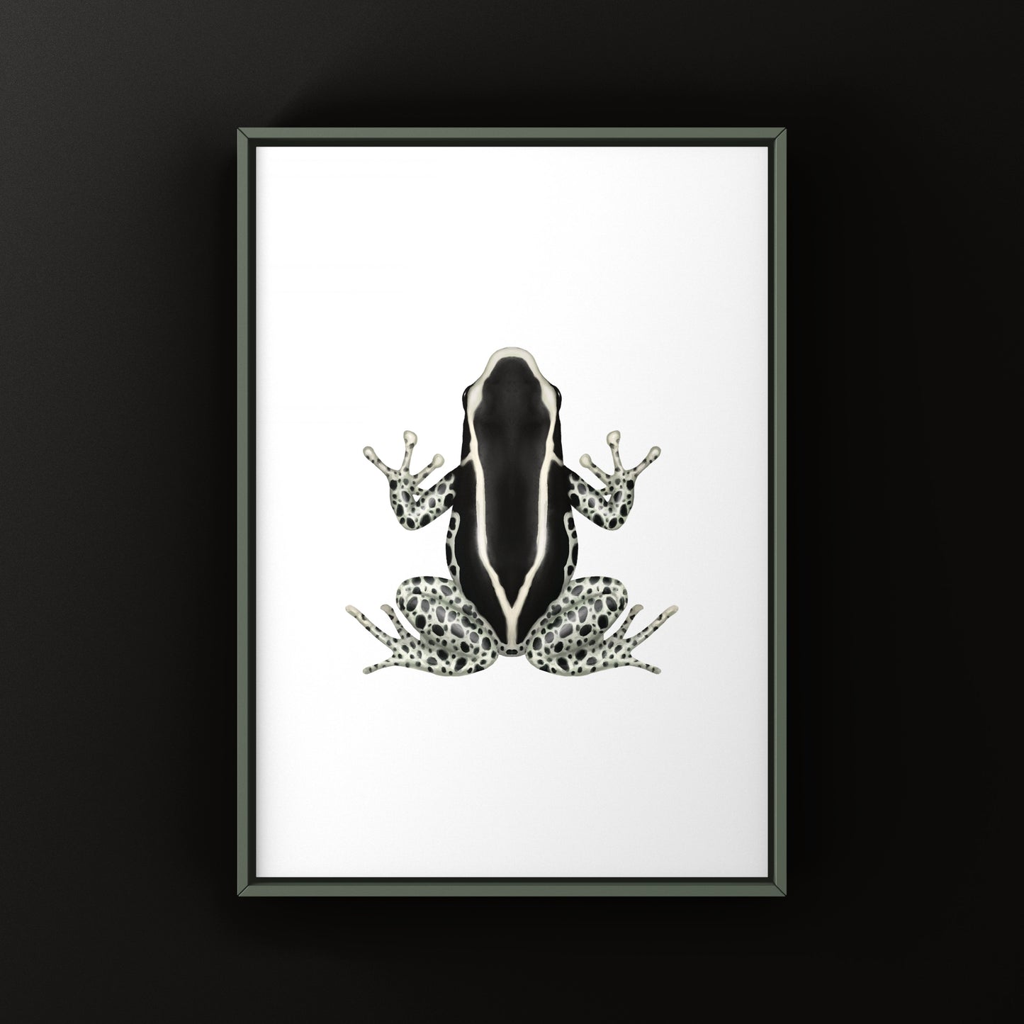 Vanessa Dyeing Poison Dart Frog (Dendrobates tinctorius) Art Print from The Silk Ranch