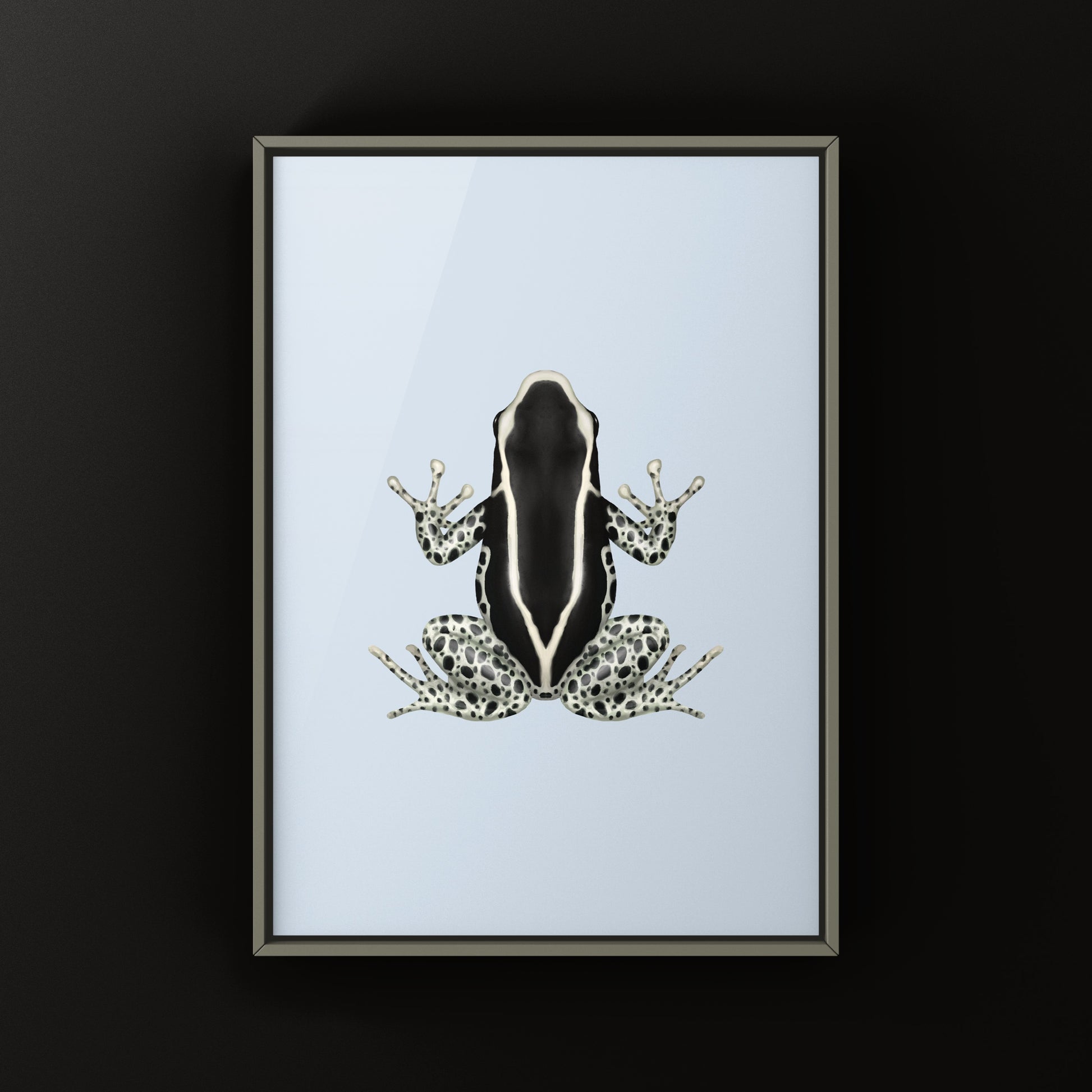 Vanessa Dyeing Poison Dart Frog (Dendrobates tinctorius) Art Print from The Silk Ranch
