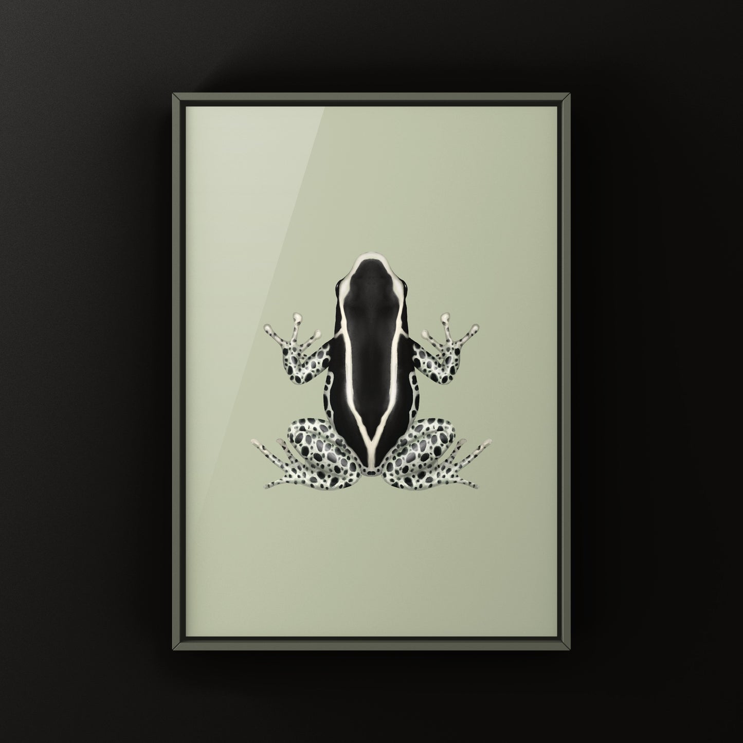Vanessa Dyeing Poison Dart Frog (Dendrobates tinctorius) Art Print from The Silk Ranch