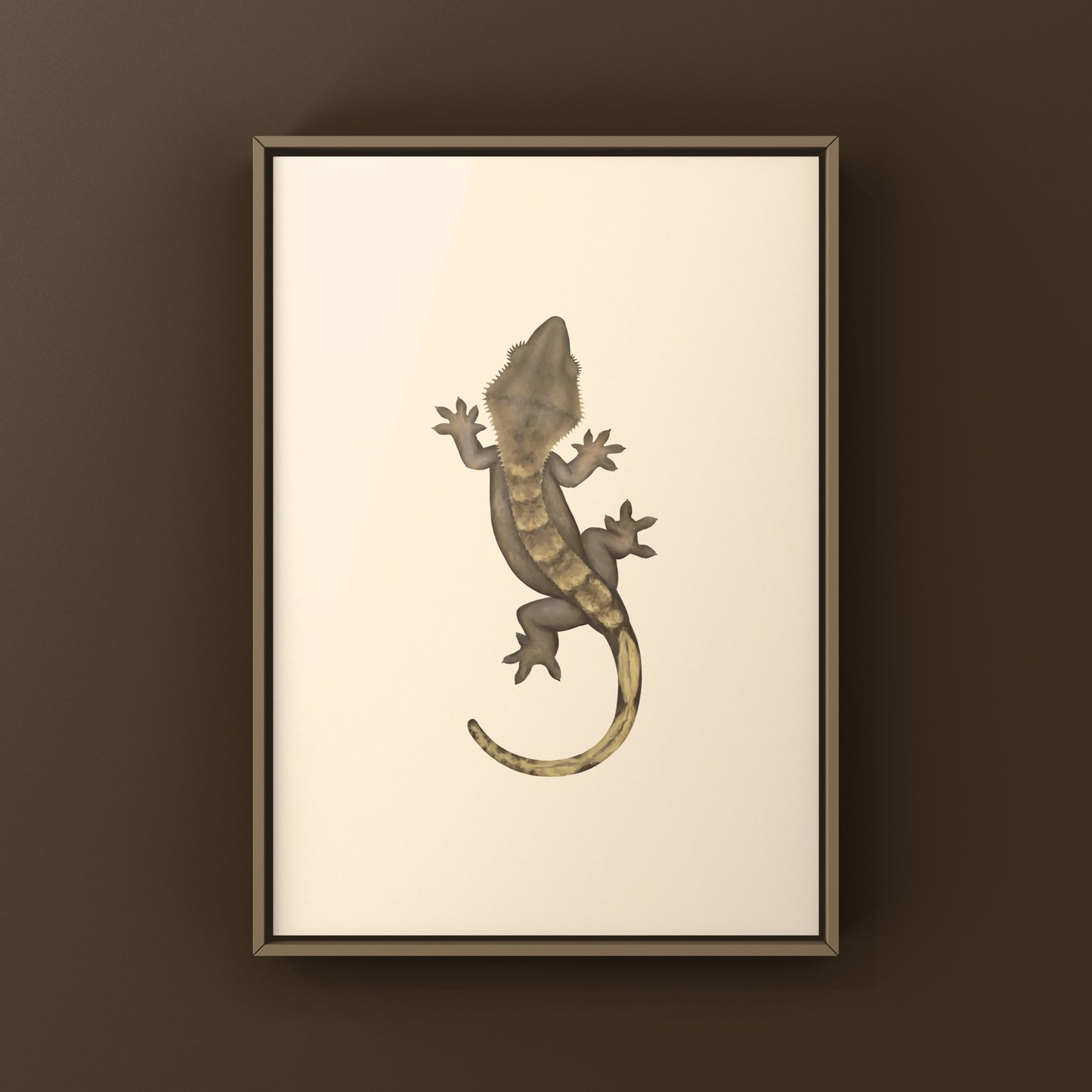 Crested Gecko Photographic Art Print from The Silk Ranch