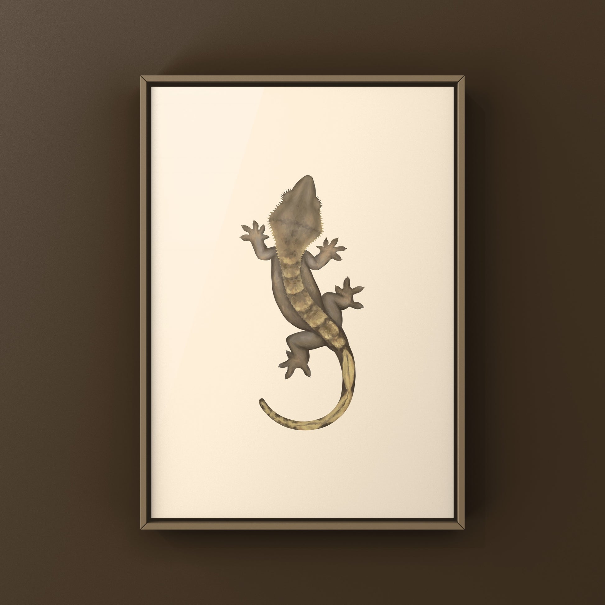Crested Gecko Photographic Art Print from The Silk Ranch
