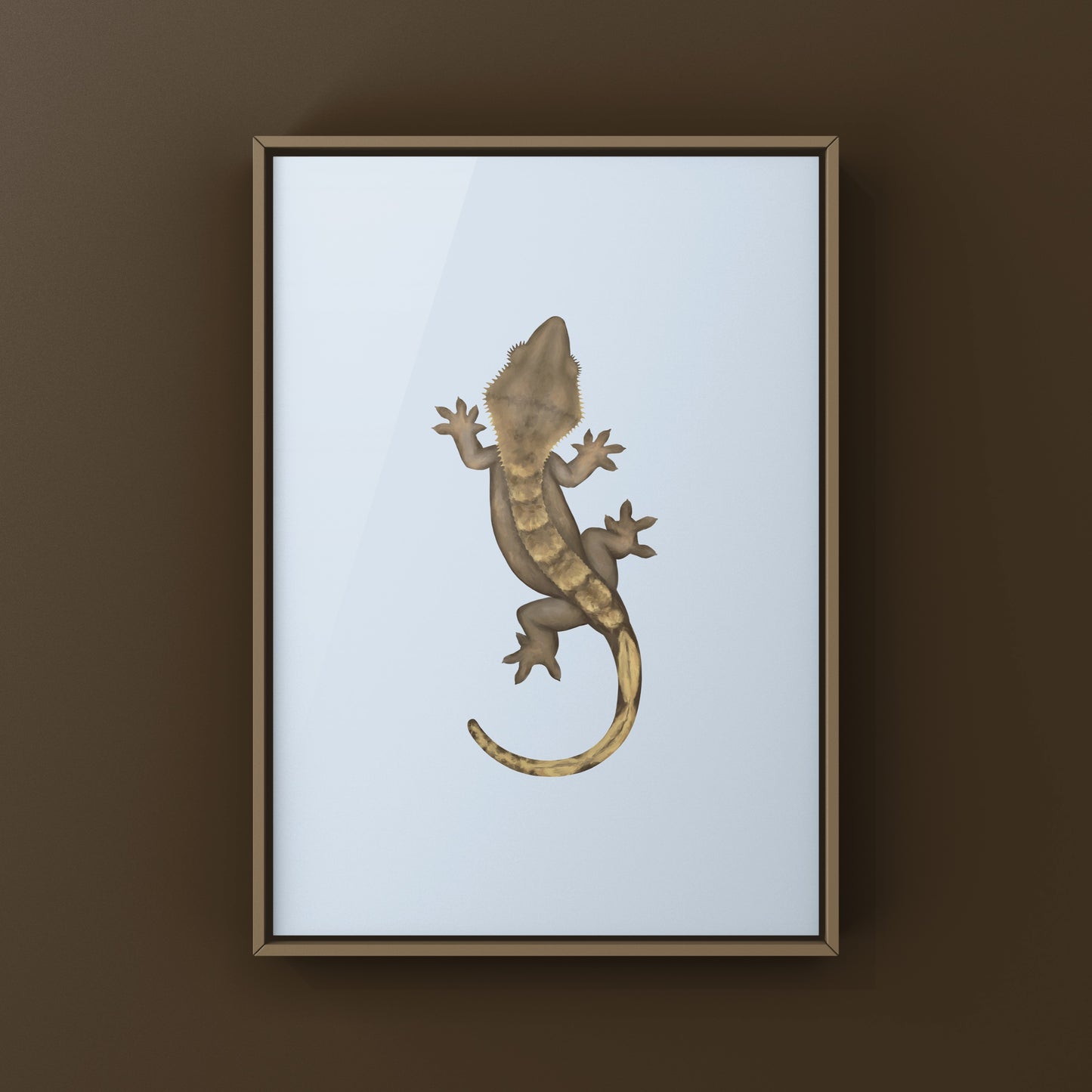 Crested Gecko Photographic Art Print from The Silk Ranch