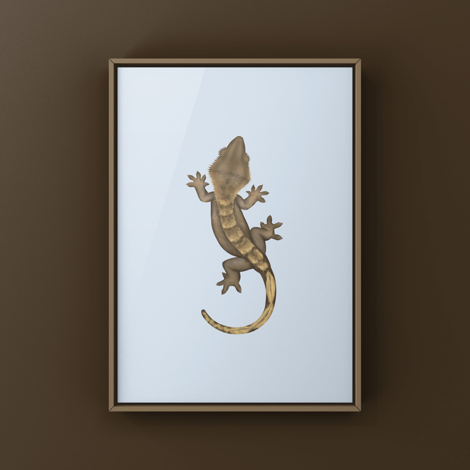 Crested Gecko Photographic Art Print from The Silk Ranch