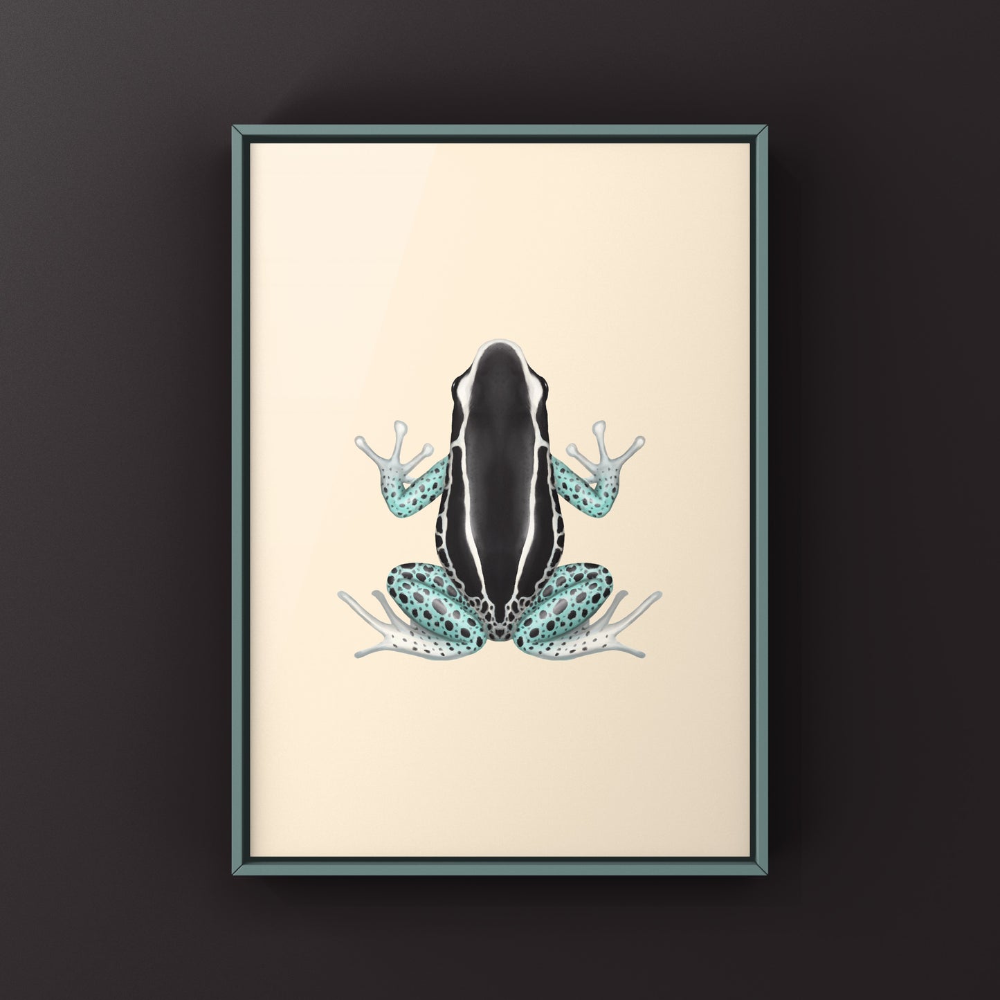 Awarape Dyeing Poison Dart Frog (Dendrobates tinctorius) Art Print from The Silk Ranch