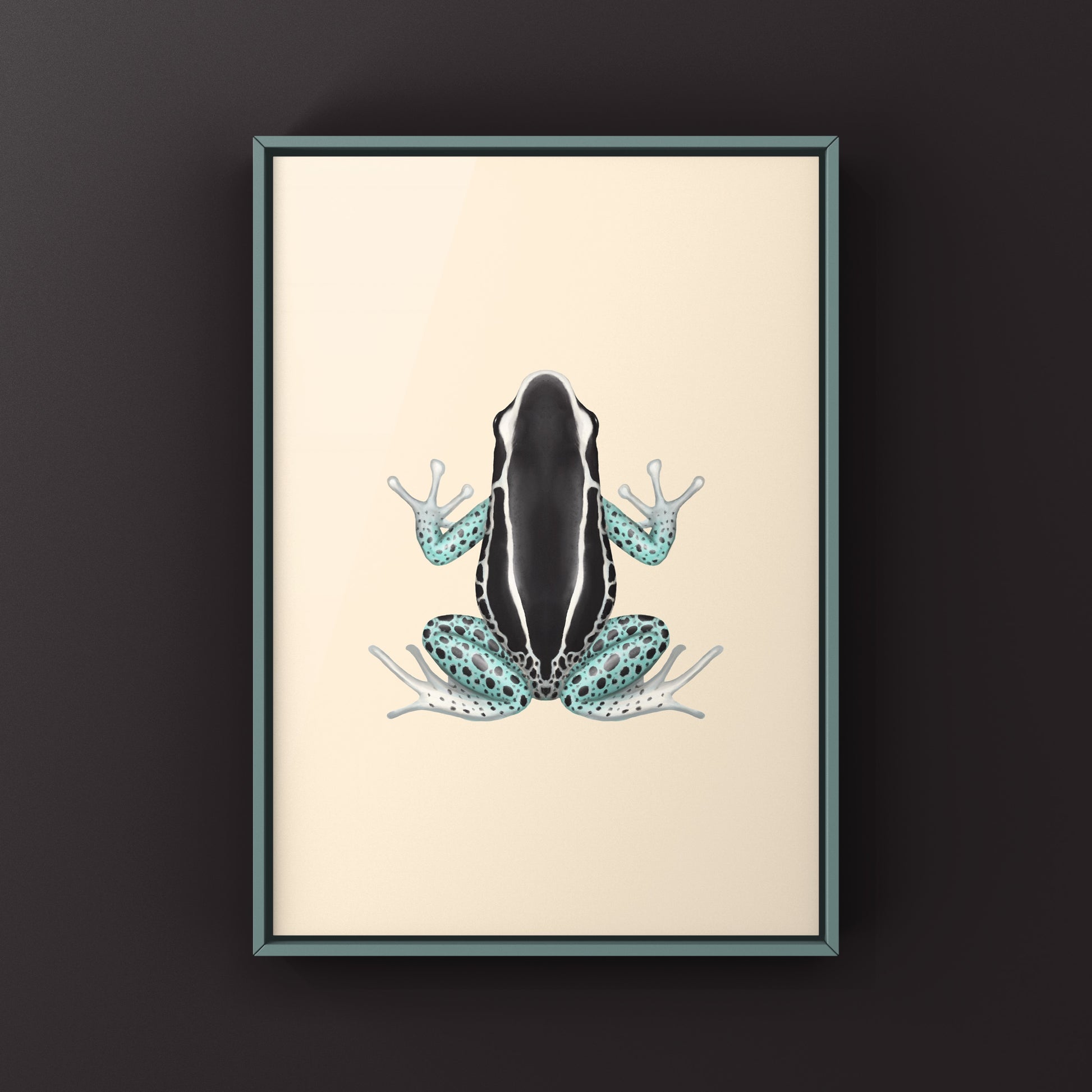 Awarape Dyeing Poison Dart Frog (Dendrobates tinctorius) Art Print from The Silk Ranch