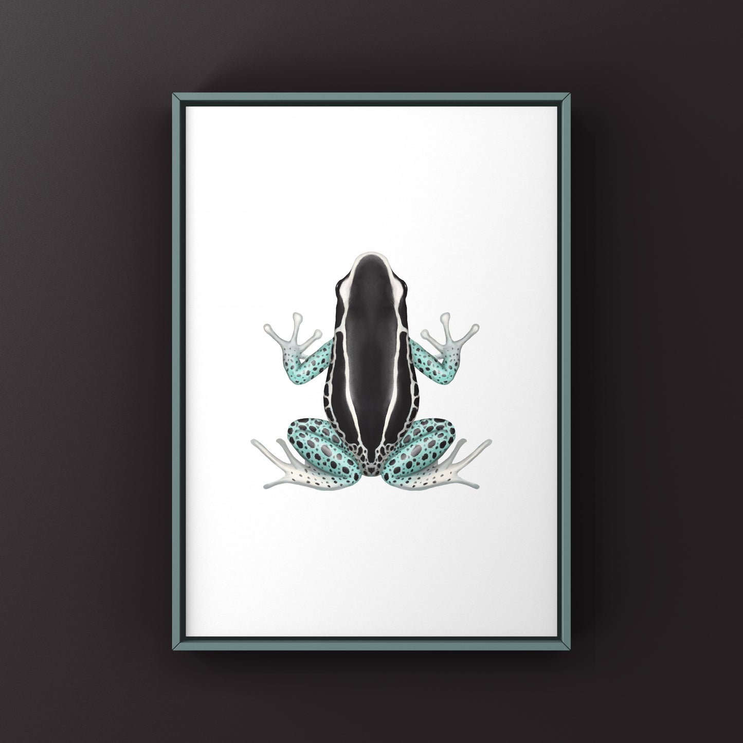 Awarape Dyeing Poison Dart Frog (Dendrobates tinctorius) Art Print from The Silk Ranch