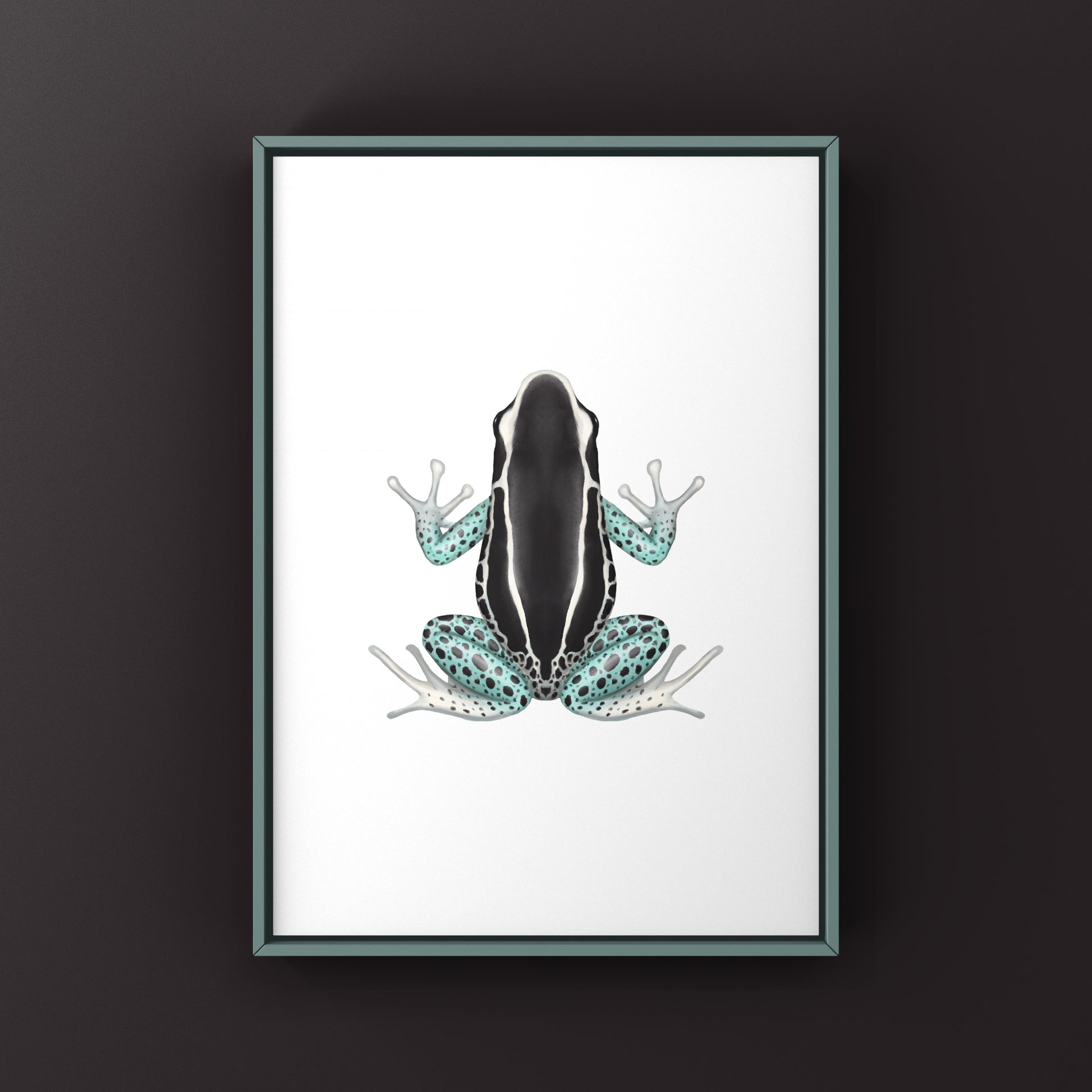 Awarape Dyeing Poison Dart Frog (Dendrobates tinctorius) Art Print from The Silk Ranch