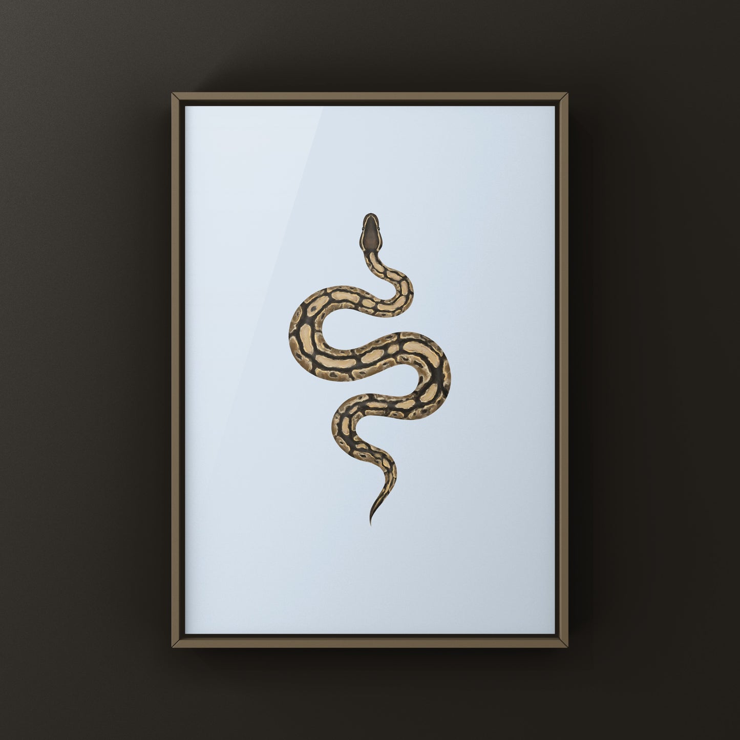 Ball Python Art Print from The Silk Ranch