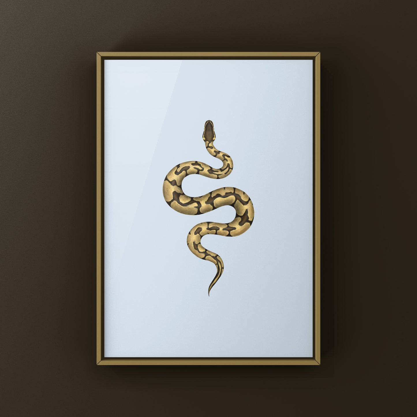 Enchi Ball Python Art Print from The Silk Ranch