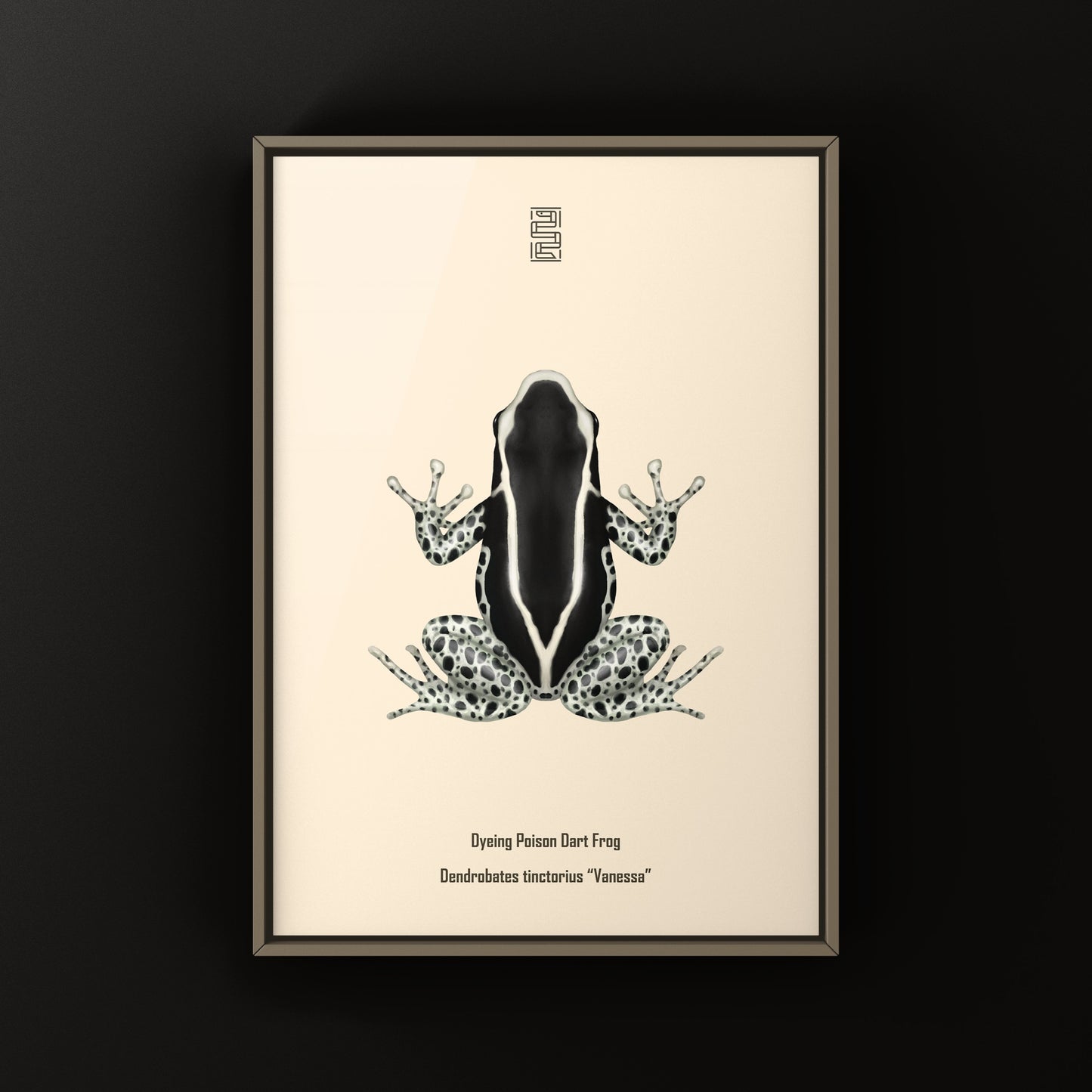 Vanessa Dyeing Poison Dart Frog (Dendrobates tinctorius) Art Print from The Silk Ranch