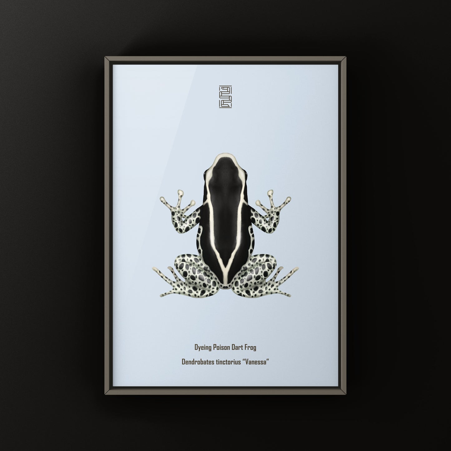 Vanessa Dyeing Poison Dart Frog (Dendrobates tinctorius) Art Print from The Silk Ranch