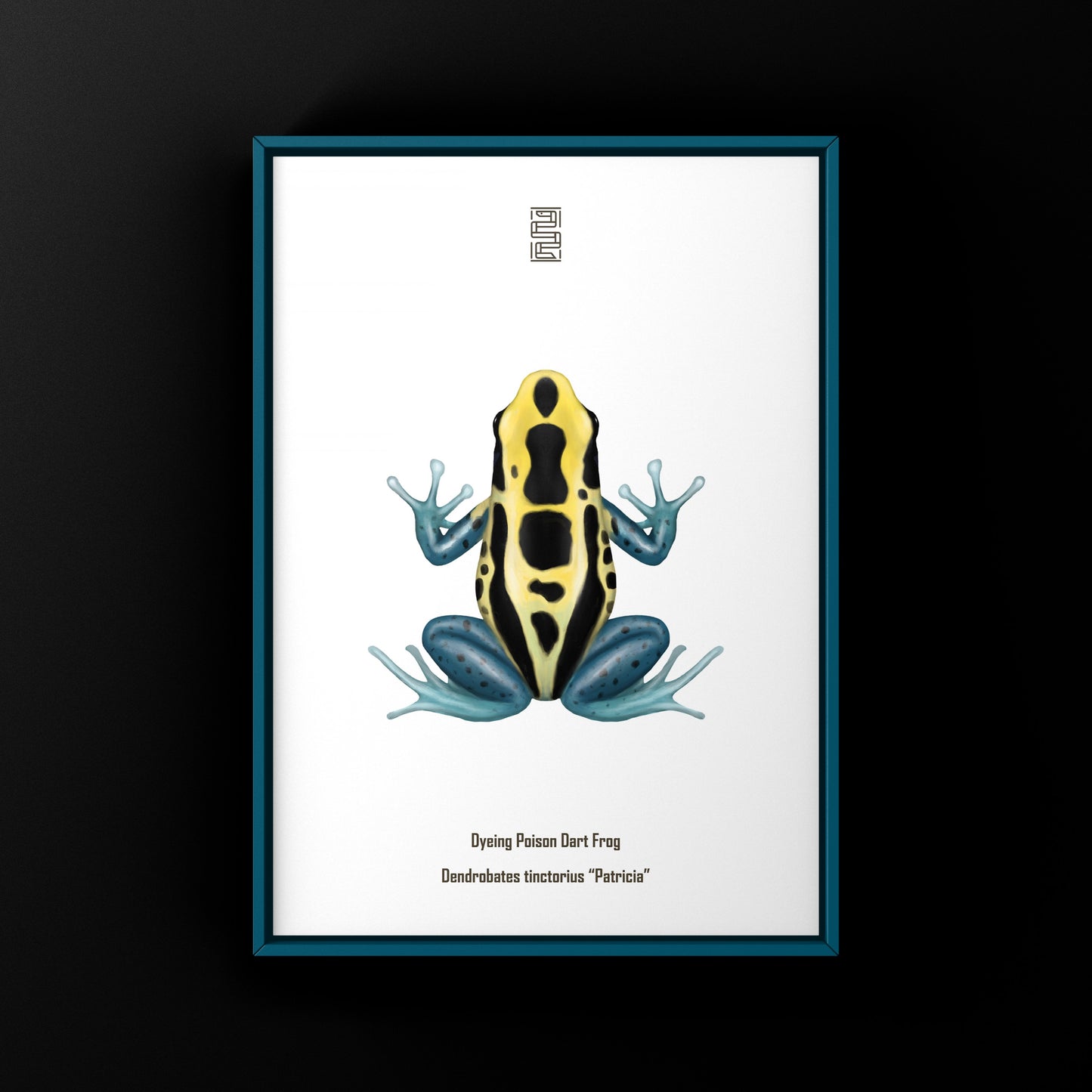 Patricia Dyeing Poison Dart Frog (Dendrobates tinctorius) Art Print from The Silk Ranch