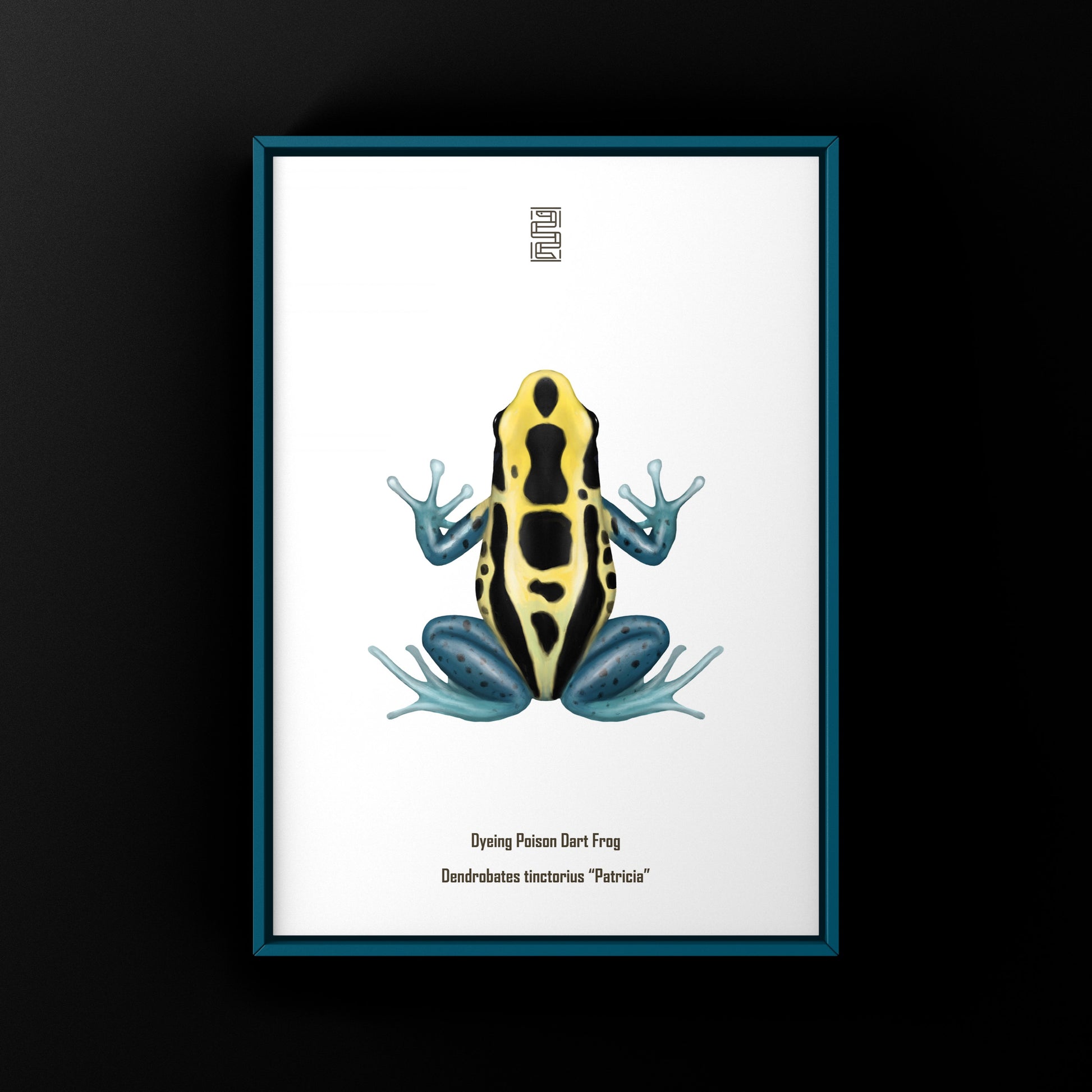 Patricia Dyeing Poison Dart Frog (Dendrobates tinctorius) Art Print from The Silk Ranch