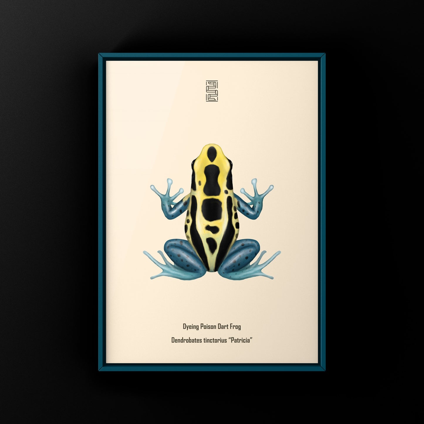 Patricia Dyeing Poison Dart Frog (Dendrobates tinctorius) Art Print from The Silk Ranch