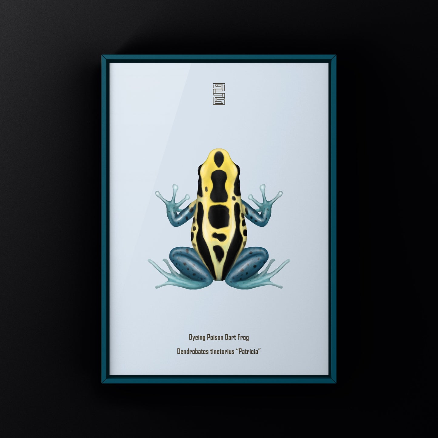 Patricia Dyeing Poison Dart Frog (Dendrobates tinctorius) Art Print from The Silk Ranch