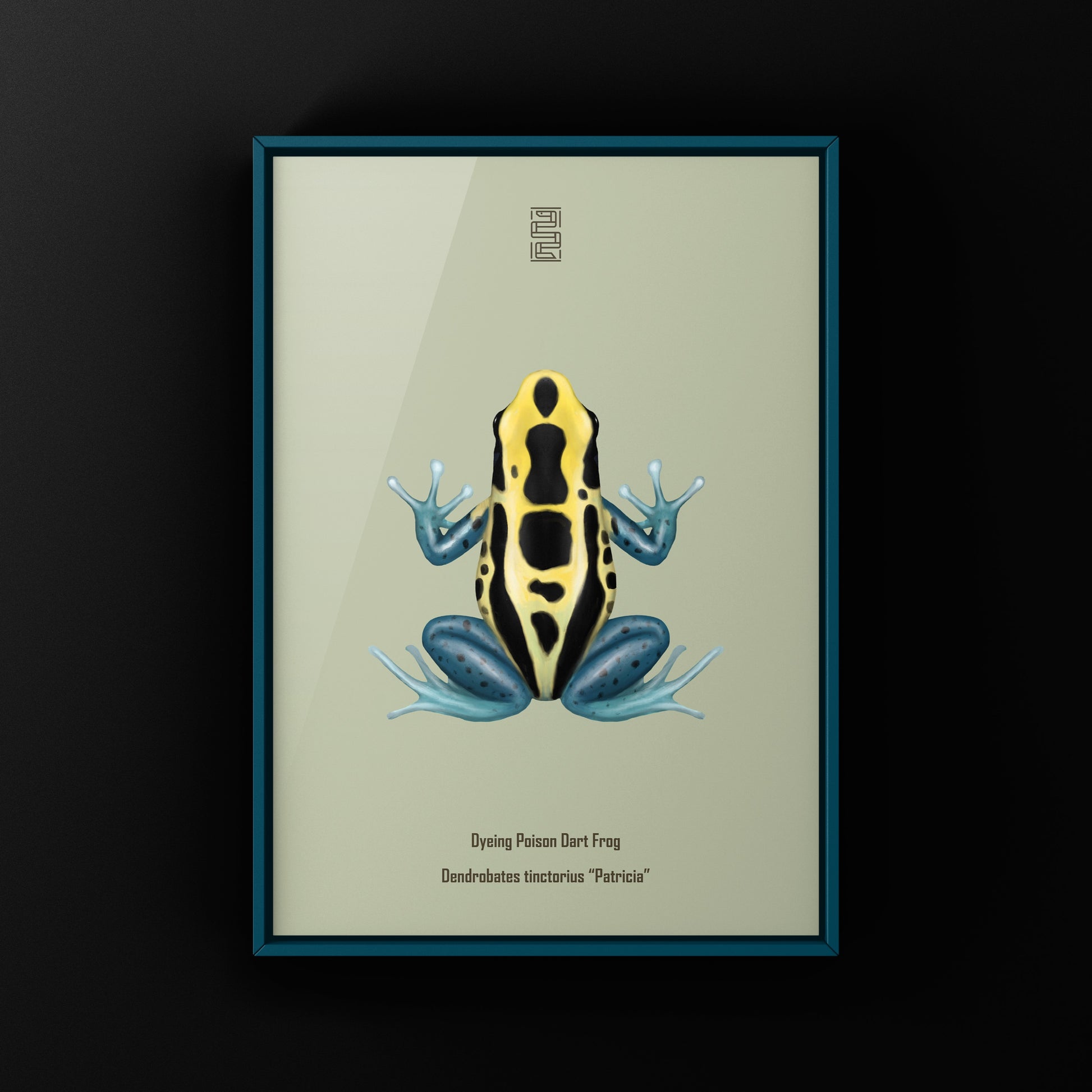 Patricia Dyeing Poison Dart Frog (Dendrobates tinctorius) Art Print from The Silk Ranch