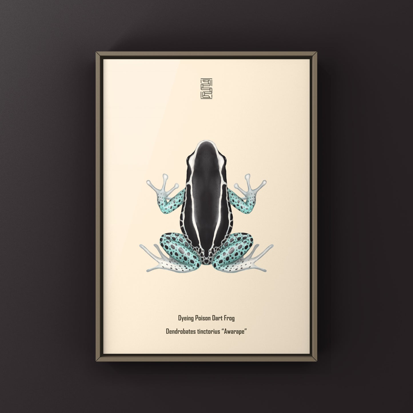 Awarape Dyeing Poison Dart Frog (Dendrobates tinctorius) Art Print from The Silk Ranch