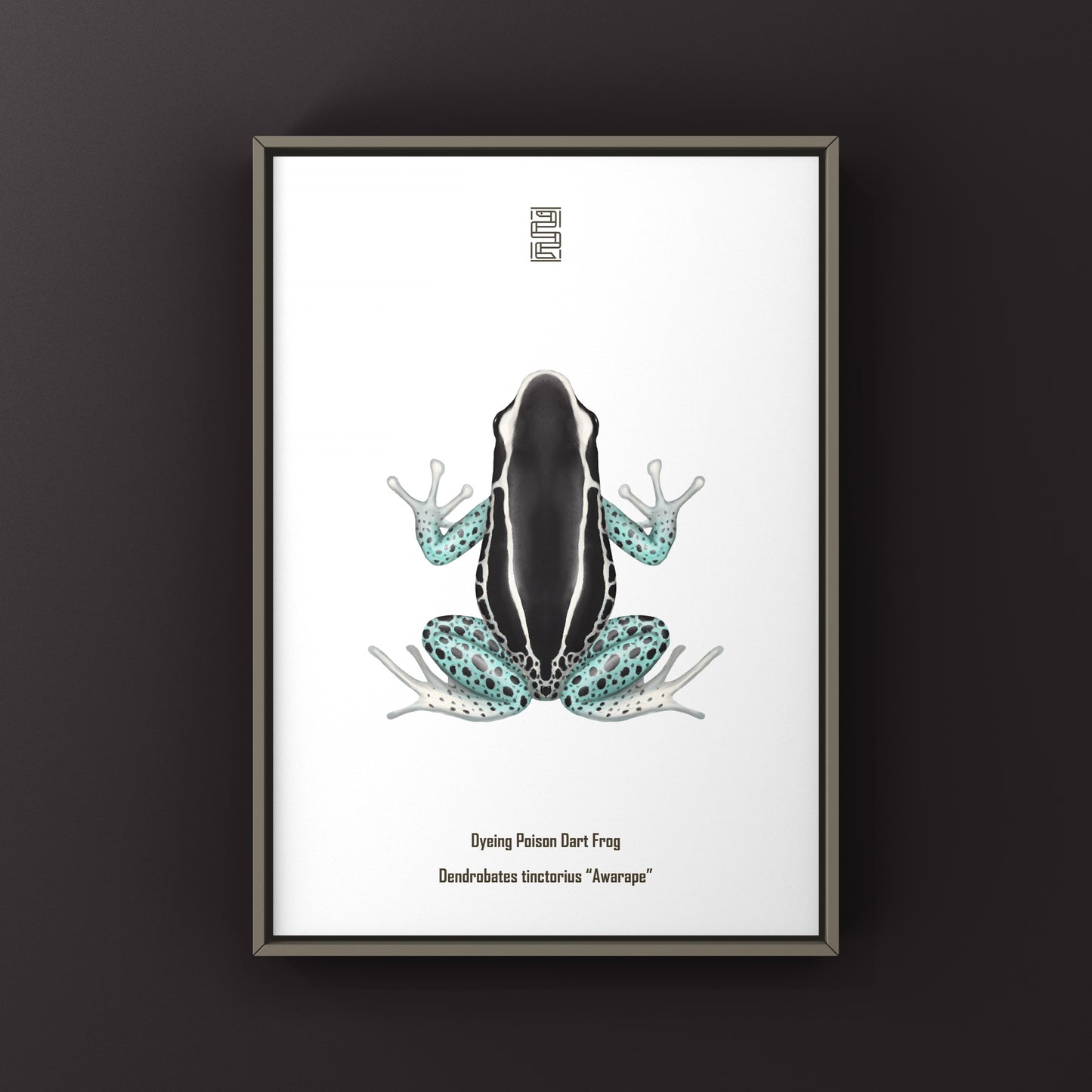 Awarape Dyeing Poison Dart Frog (Dendrobates tinctorius) Art Print from The Silk Ranch