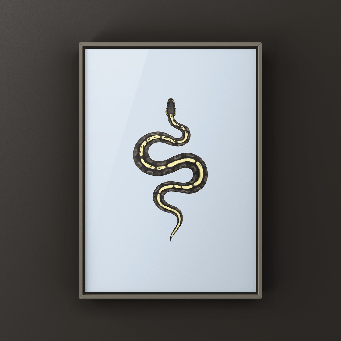 GHI Mojave Ball Python Art Print from The Silk Ranch