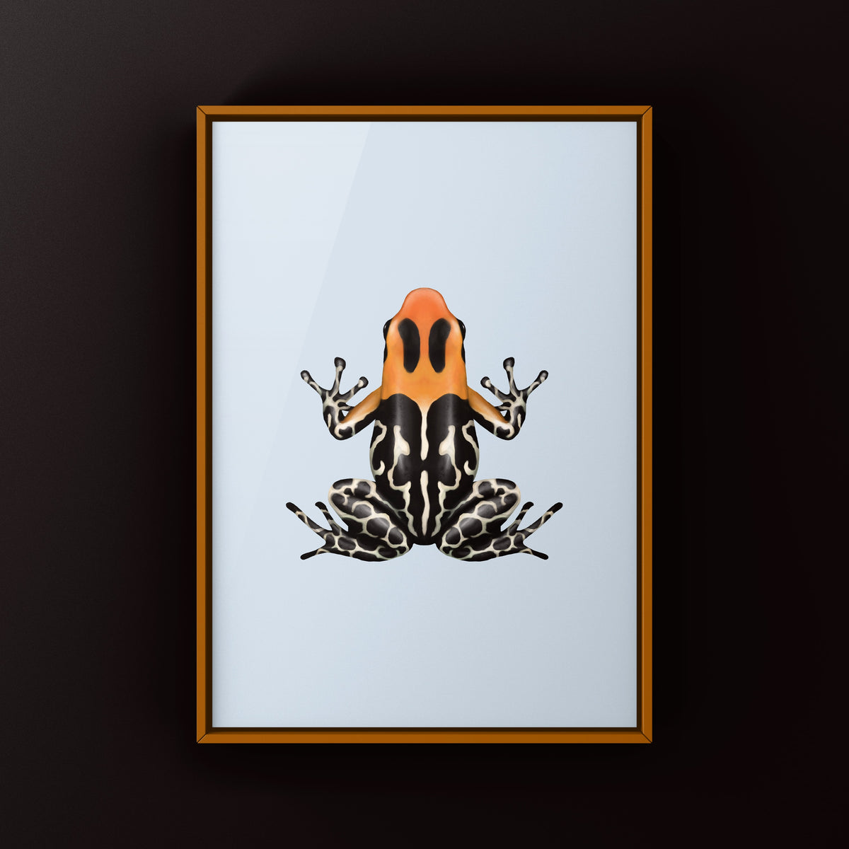 Monte Cristo Red-headed Poison Frog Art Print (Ranitomeya fantastica)