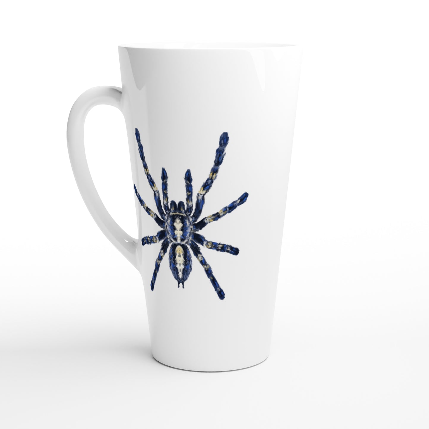 Gooty Sapphire Tarantula, Poecilotheria Metallica, Ceramic Graphic Mug 17oz 502ml from The Silk Ranch