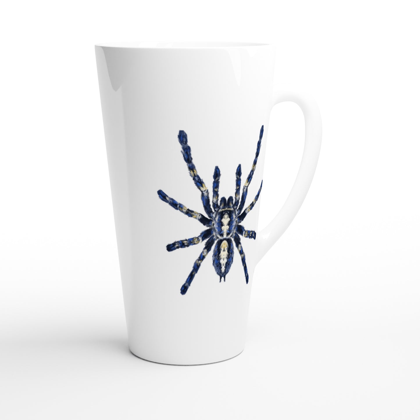 Gooty Sapphire Tarantula, Poecilotheria Metallica, Ceramic Graphic Mug from The Silk Ranch