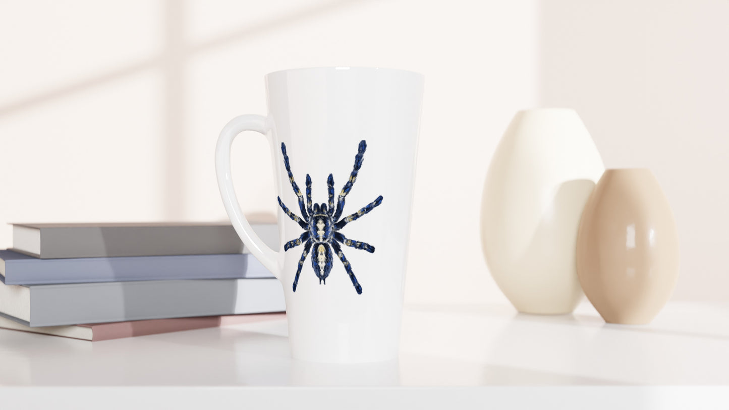 Gooty Sapphire Tarantula, Poecilotheria Metallica, Ceramic Graphic Mug from The Silk Ranch