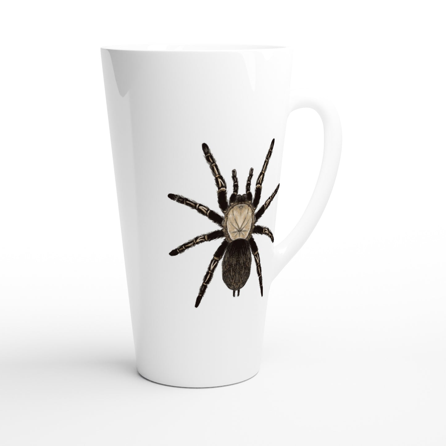 Skeleton Tarantula, Ephebopus Murinus, Ceramic Graphic Mug from The Silk Ranch