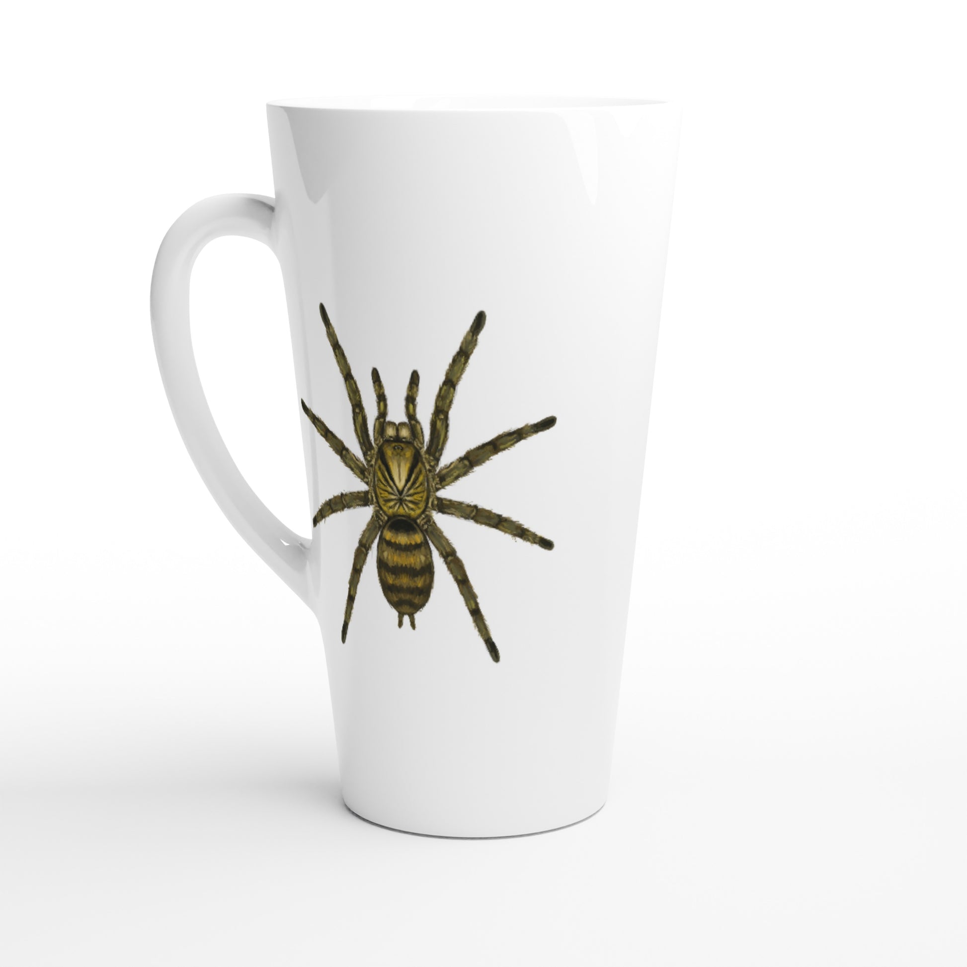Trinidad Olive Tarantula, Neoholothele Incei, Ceramic Graphic Mug from The Silk Ranch