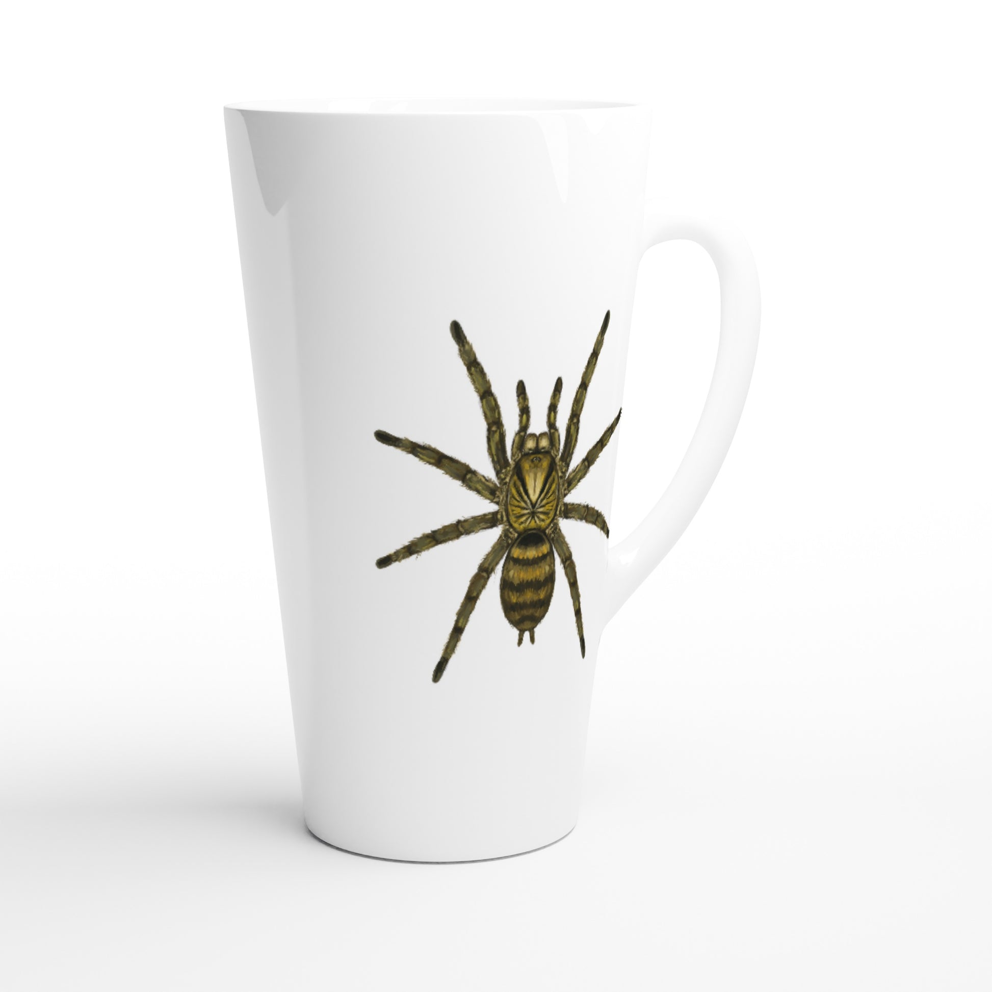 Trinidad Olive Tarantula, Neoholothele Incei, Ceramic Graphic Mug from The Silk Ranch