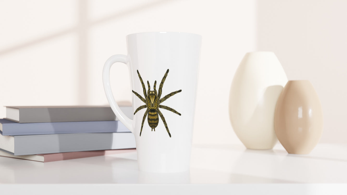 Trinidad Olive Tarantula, Neoholothele Incei, Ceramic Graphic Mug from The Silk Ranch