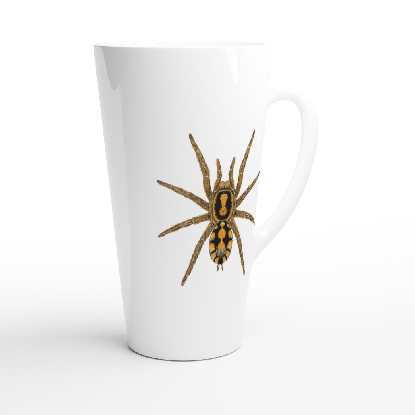 Pumpkin Patch Tarantula, Hapalopus Formosus, Ceramic Graphic Mug from The Silk Ranch