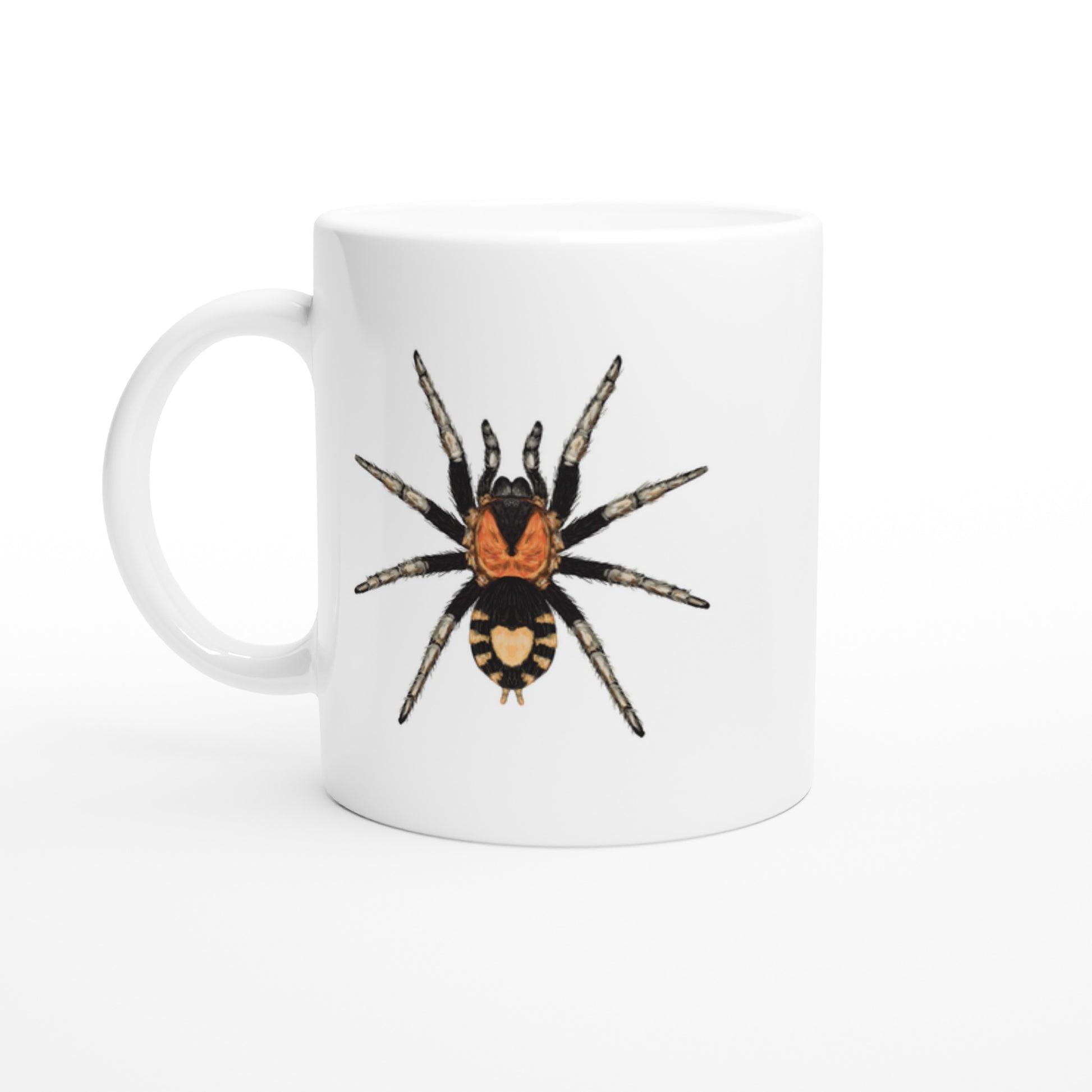 Trinidad Dwarf Tarantula, Cyriocosmus Elegans, Ceramic Graphic Mug from The Silk Ranch