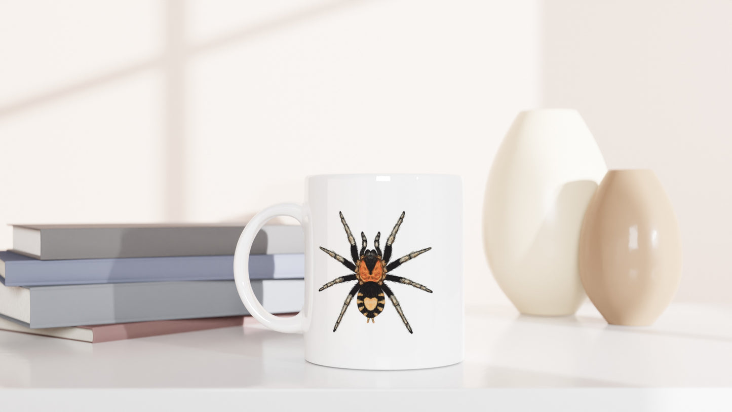 Trinidad Dwarf Tarantula, Cyriocosmus Elegans, Ceramic Graphic Mug from The Silk Ranch