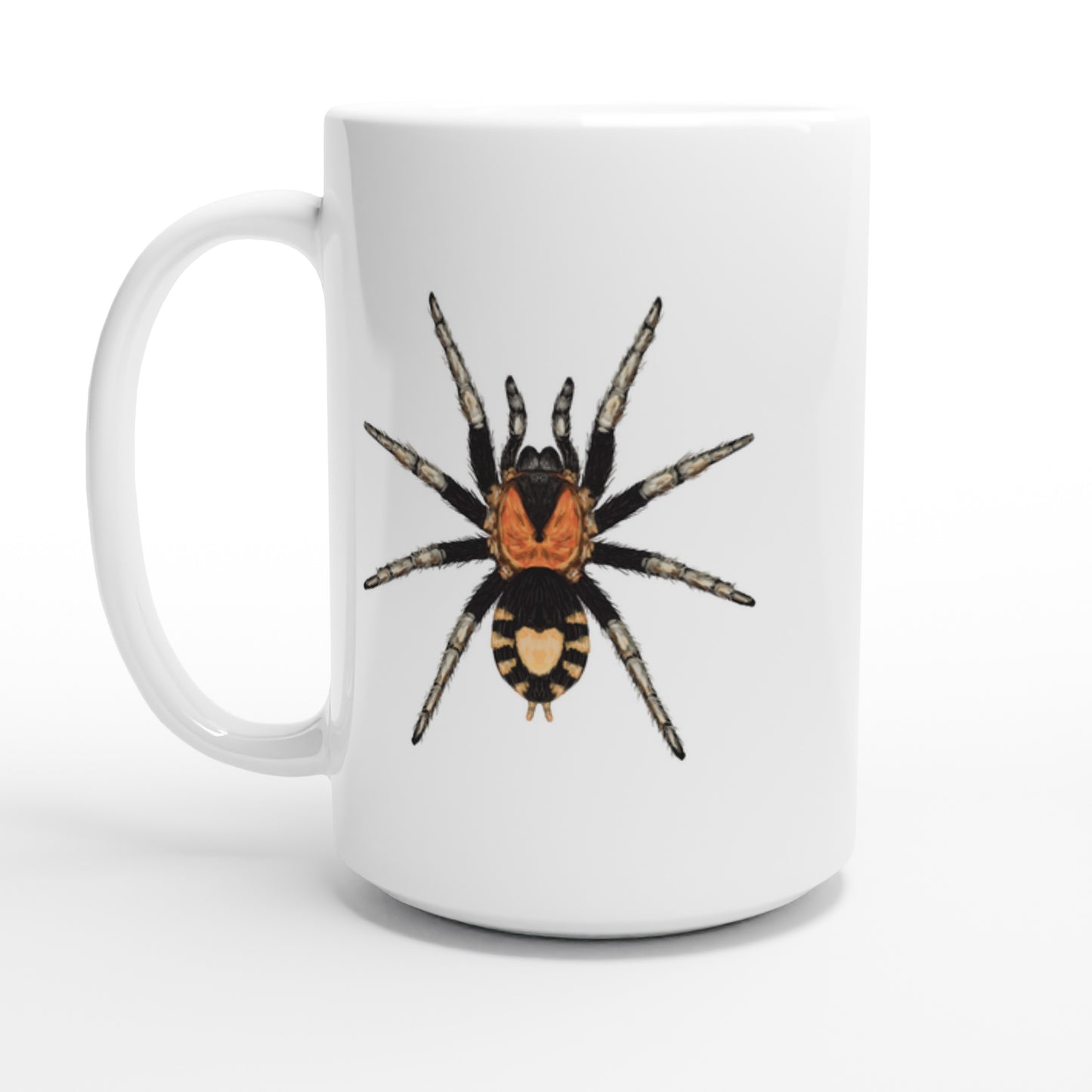 Trinidad Dwarf Tarantula, Cyriocosmus Elegans, Ceramic Graphic Mug from The Silk Ranch