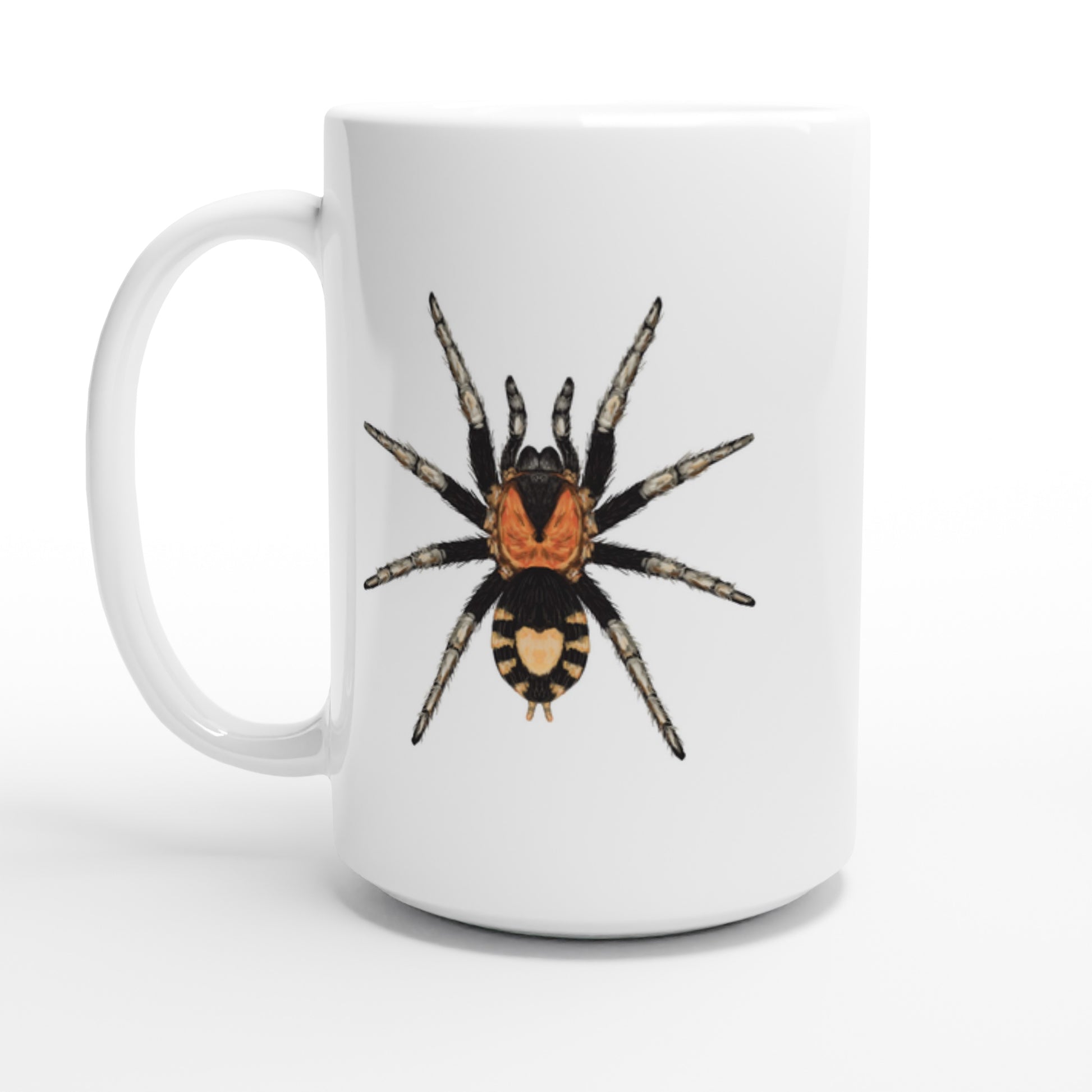 Trinidad Dwarf Tarantula, Cyriocosmus Elegans, Ceramic Graphic Mug from The Silk Ranch