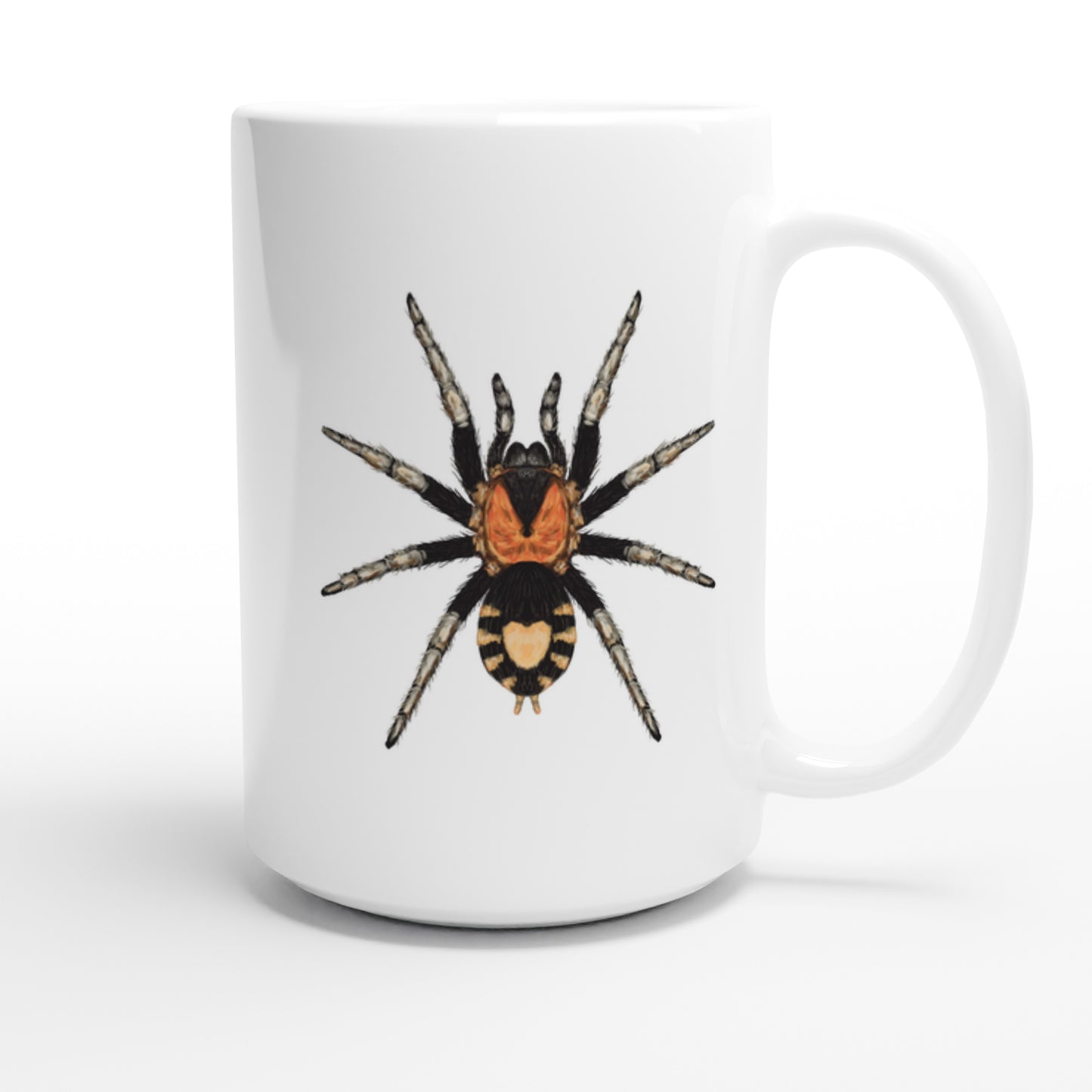 Trinidad Dwarf Tarantula, Cyriocosmus Elegans, Ceramic Graphic Mug from The Silk Ranch