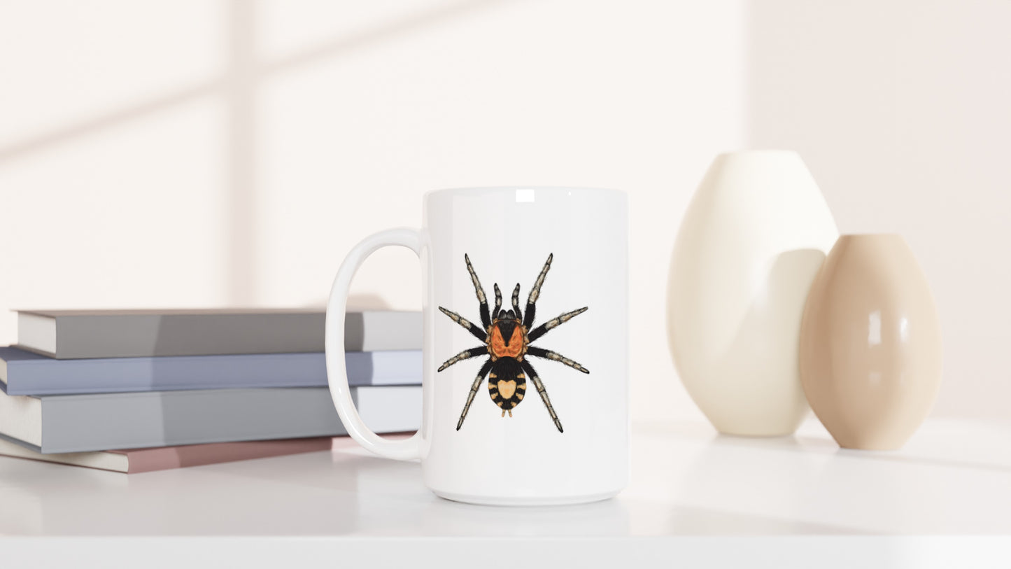Trinidad Dwarf Tarantula, Cyriocosmus Elegans, Ceramic Graphic Mug from The Silk Ranch